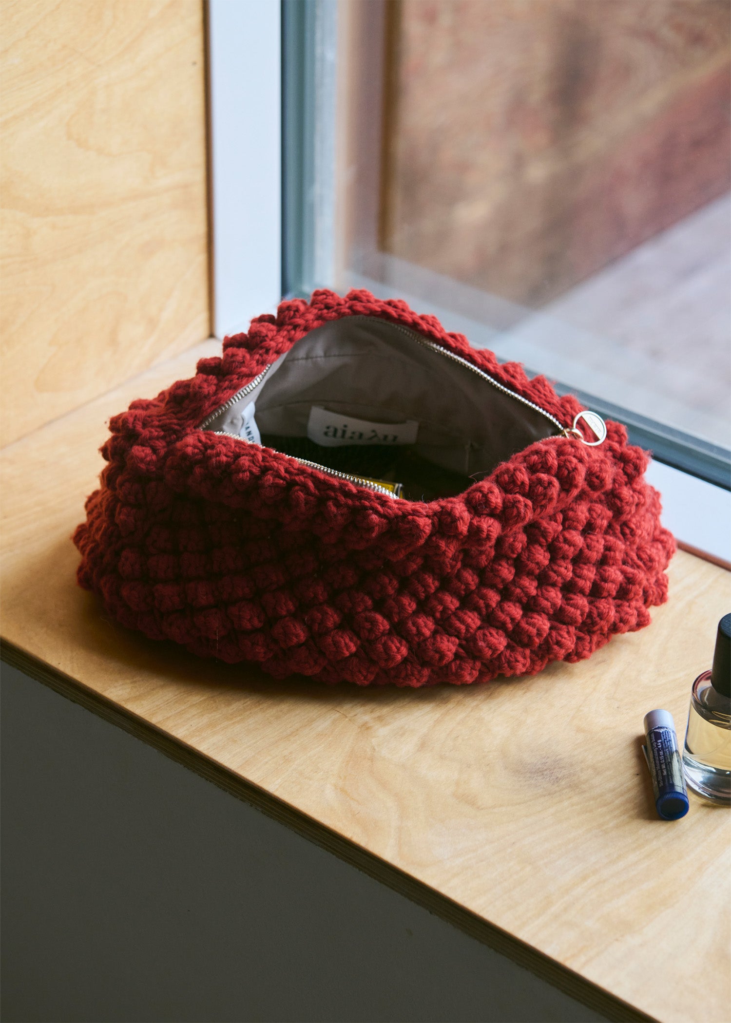 Linn clutch | Rust Red Purse aiayu