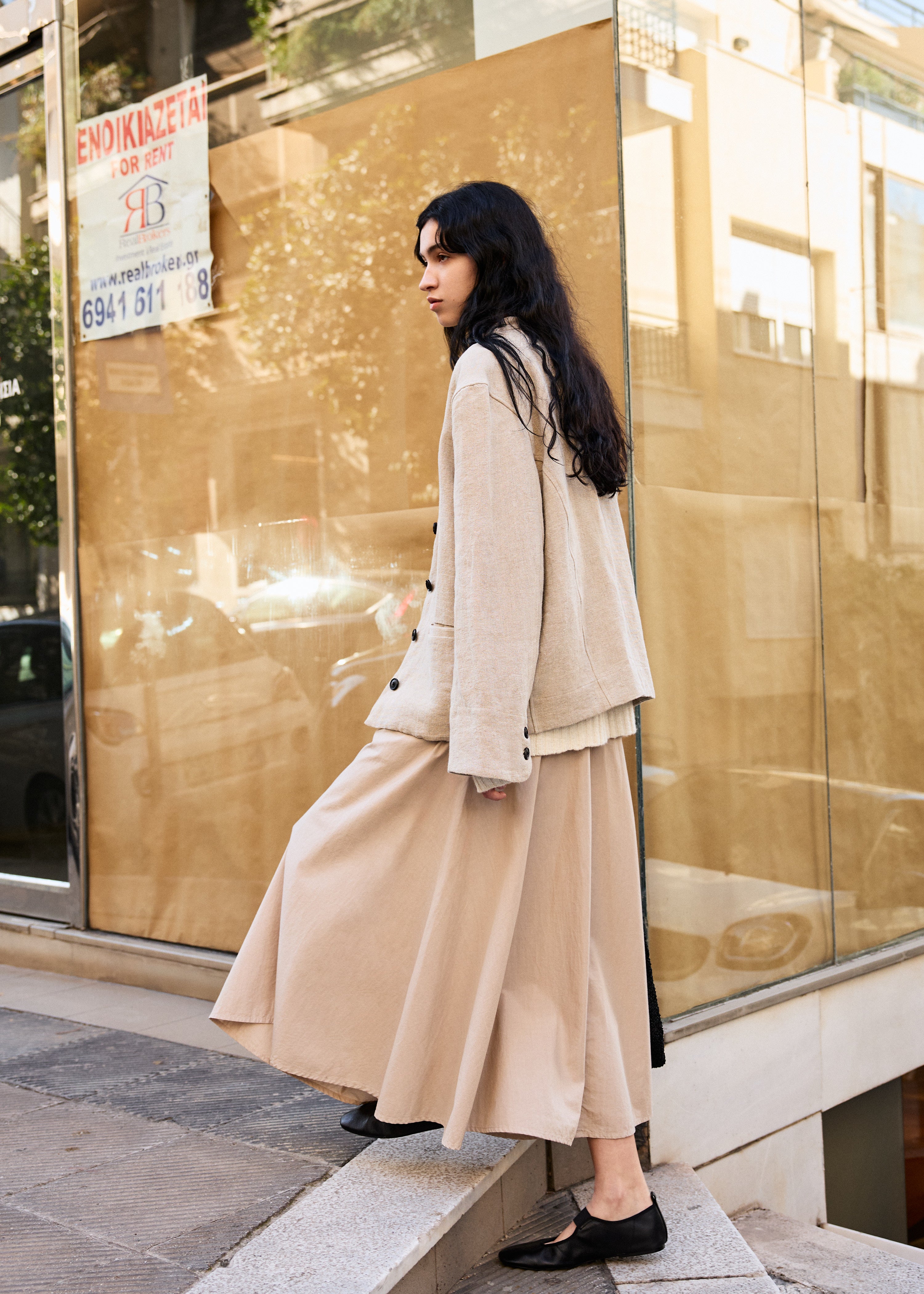 Bea skirt cotton | Dried Herb