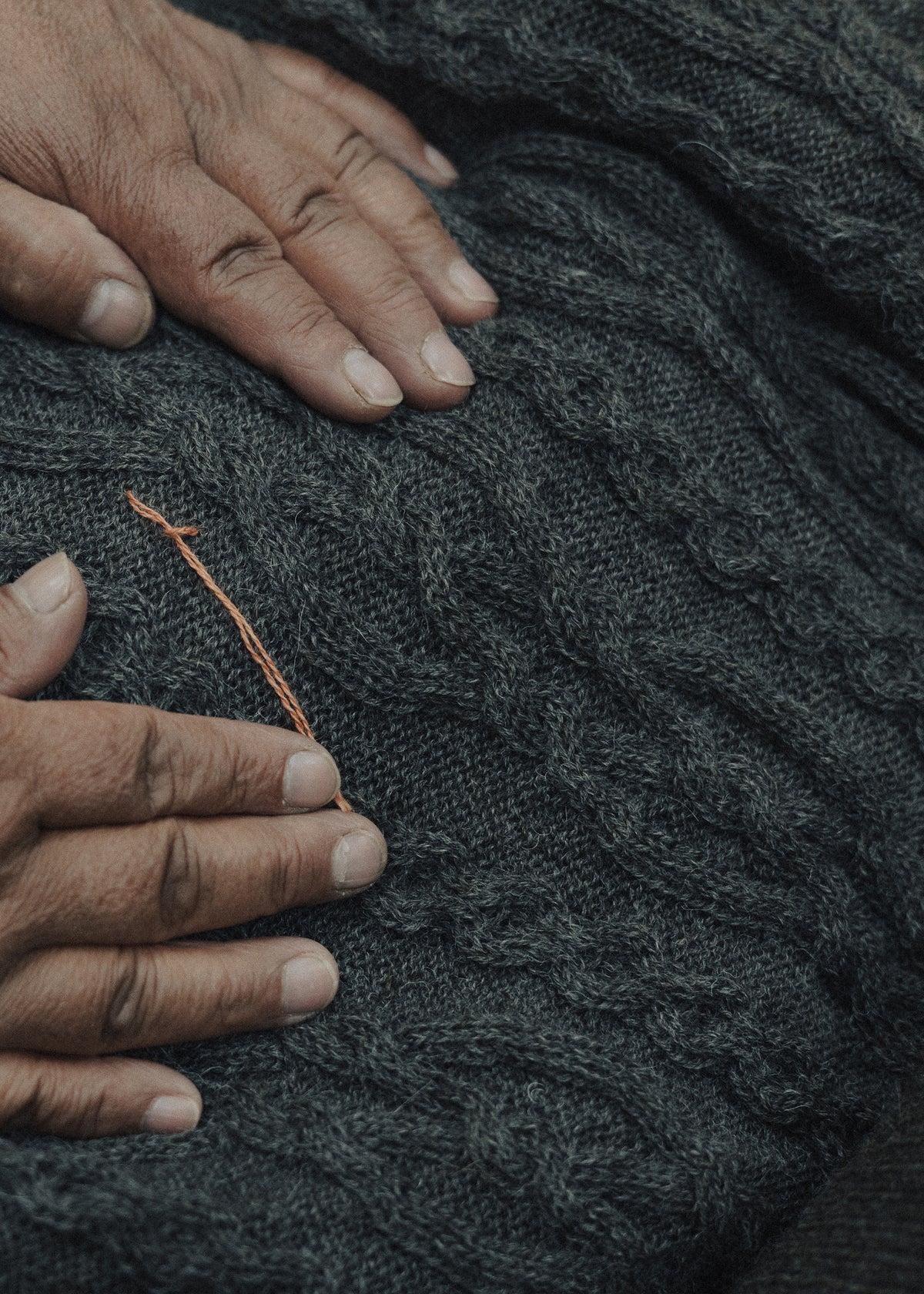 Orenda sweater – llama | Pure smokey brown Sweater aiayu