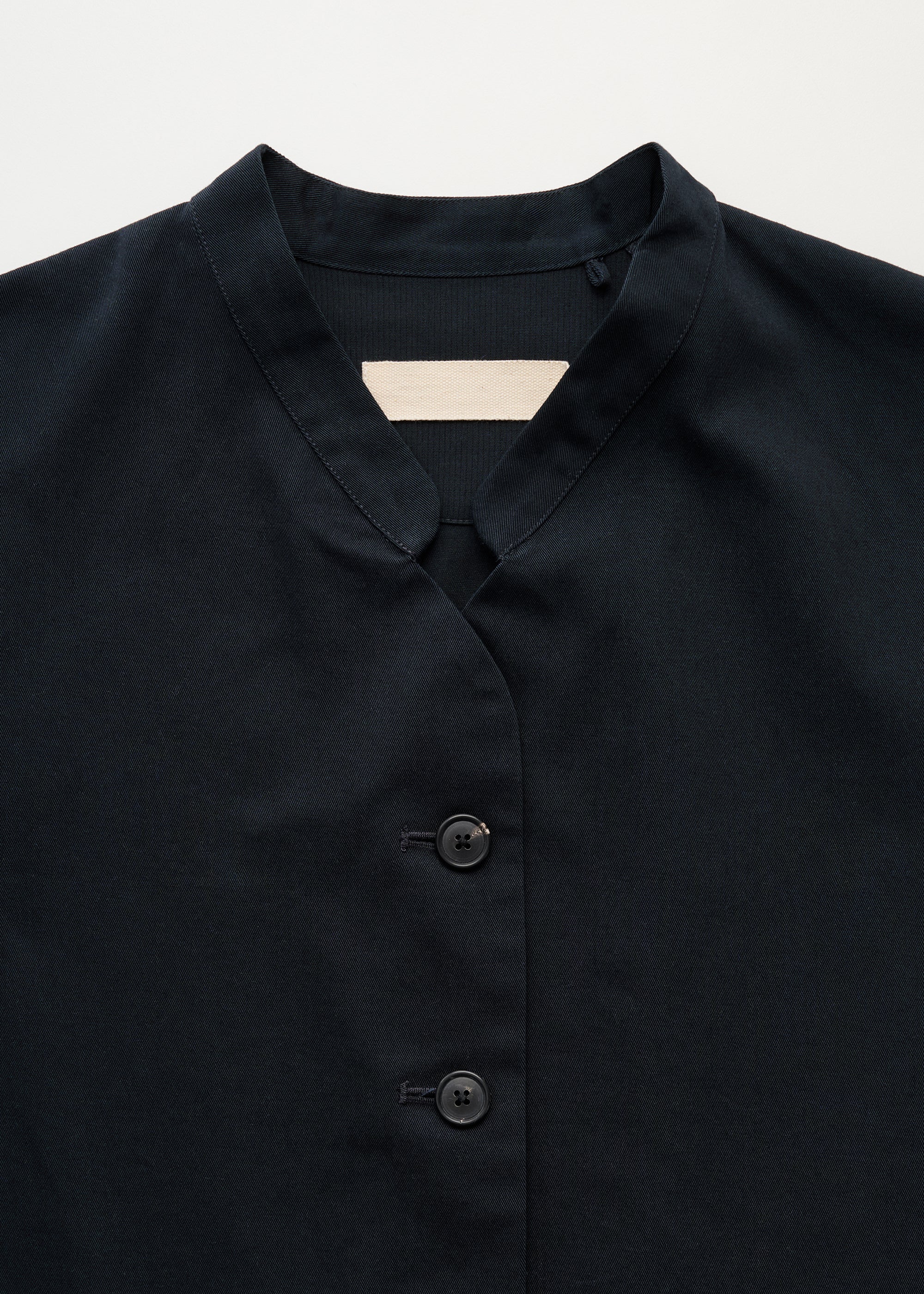 Angela jacket twill | Black Navy Jacket aiayu