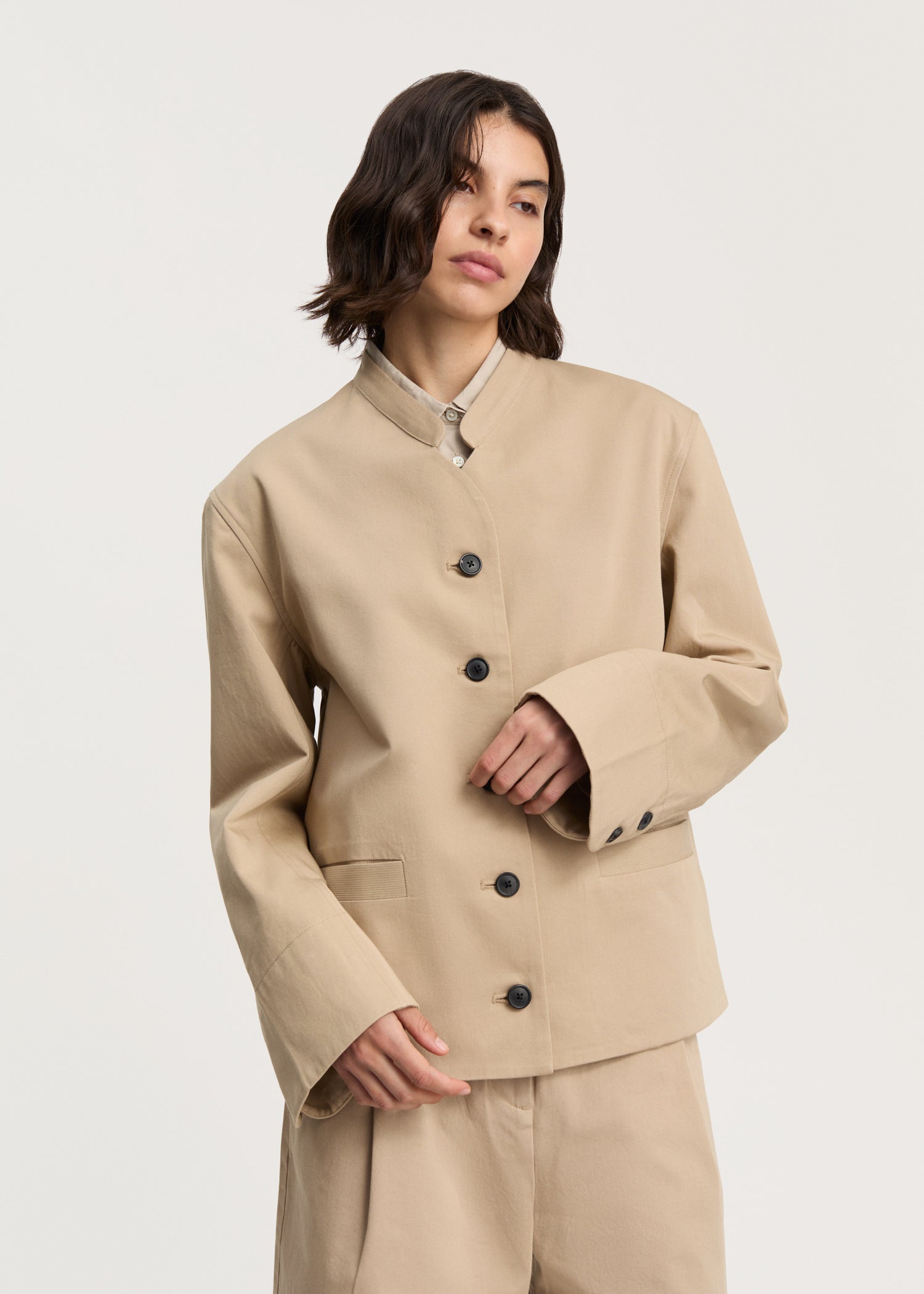 Angela jacket twill | Semolina Jacket aiayu