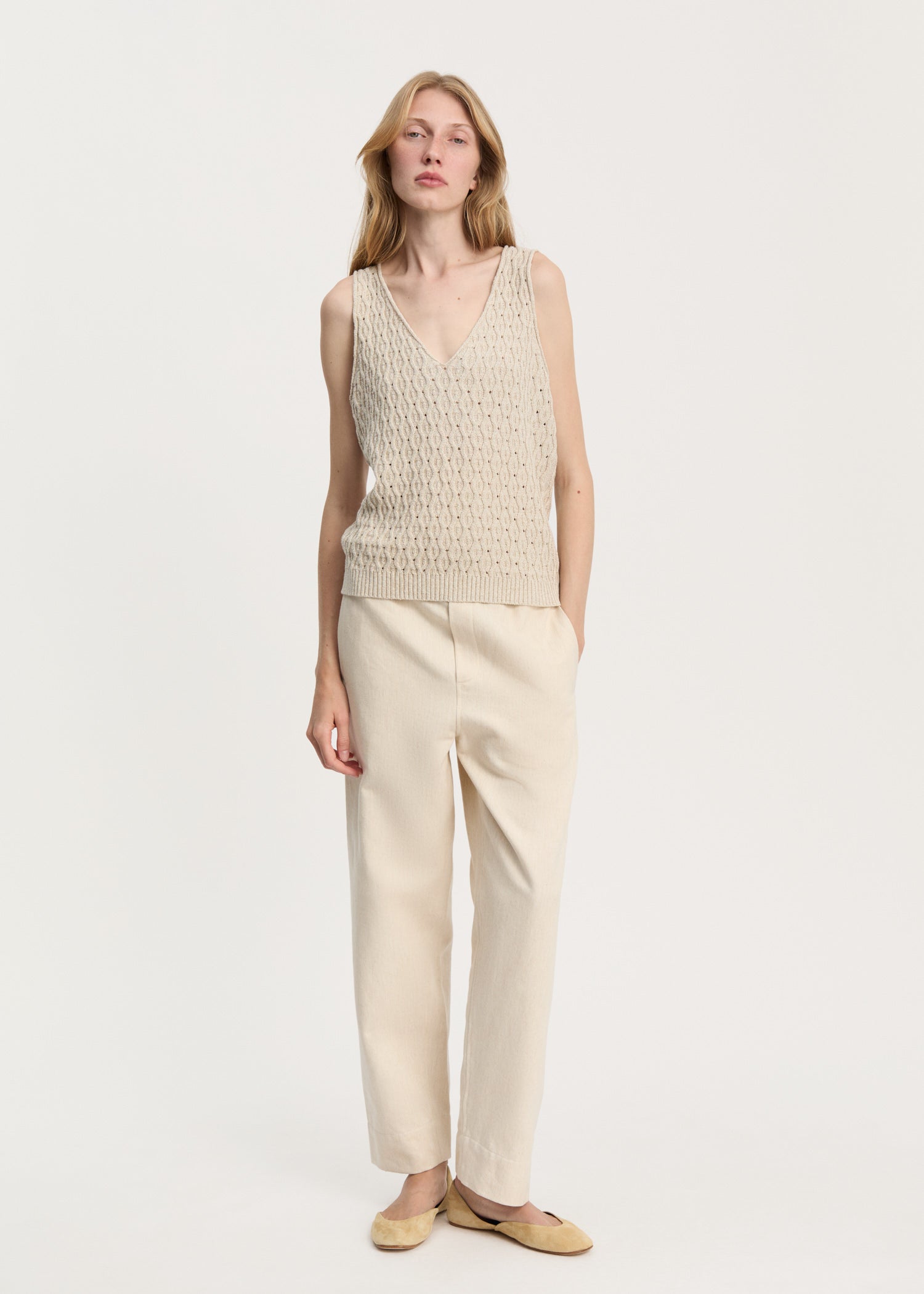 Annu knitted top | Nature Top aiayu