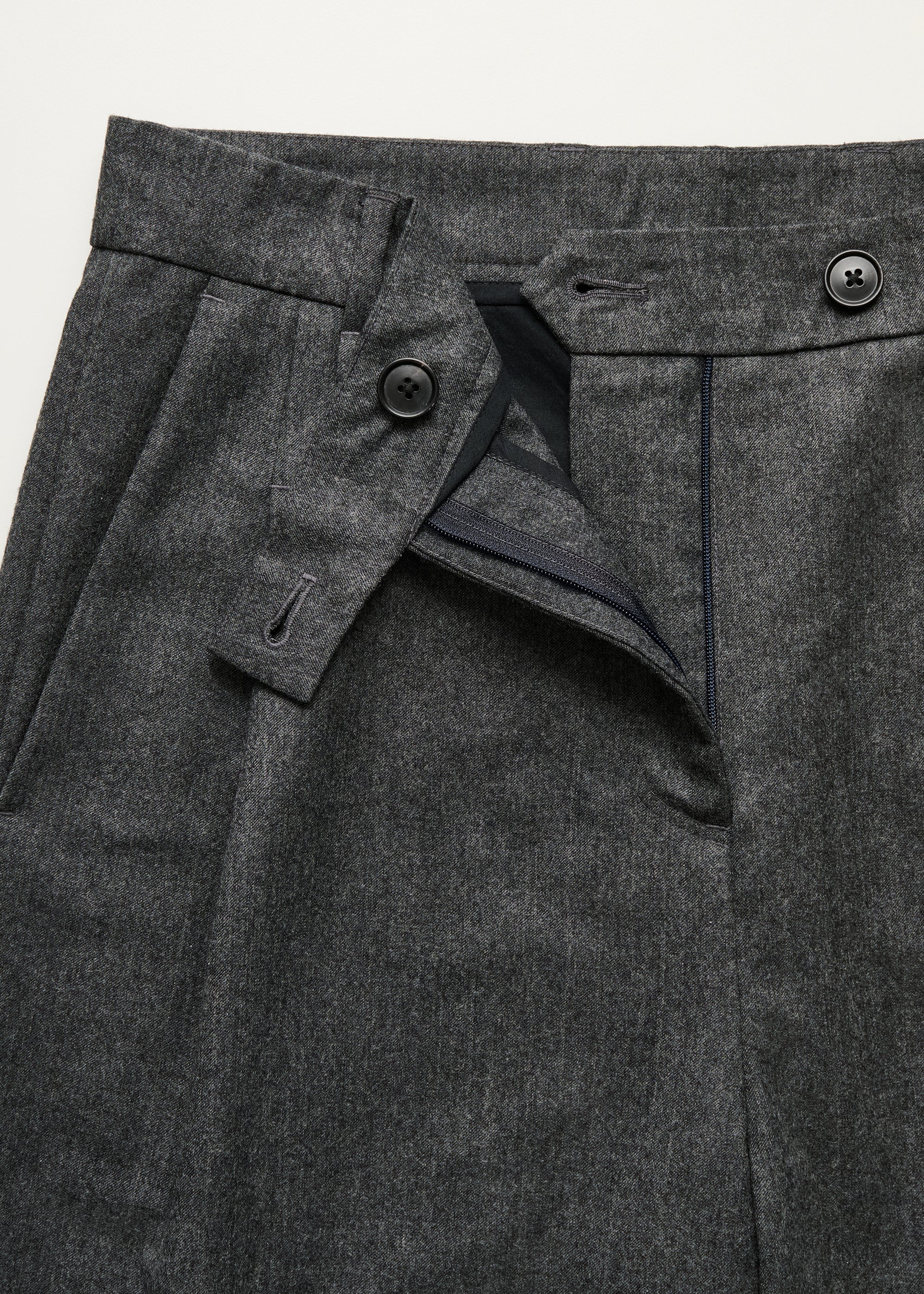 Balder pant – fine wool | Dark Grey Pants aiayu