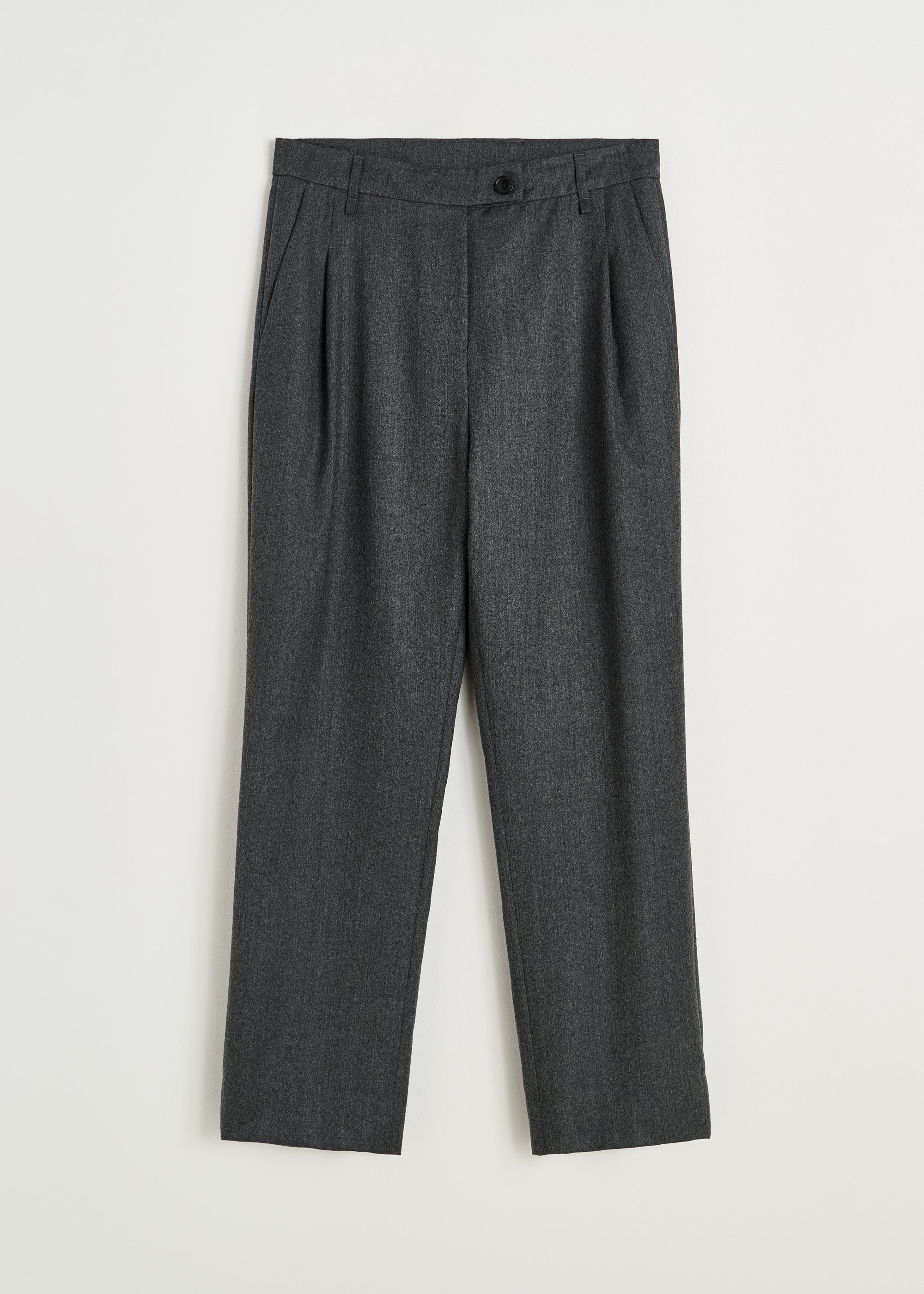 Balder pant – fine wool | Dark Grey Pants aiayu