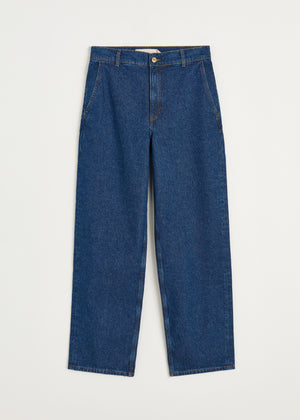 Carlo midwaist wide jeans | Mid Blue Jeans aiayu