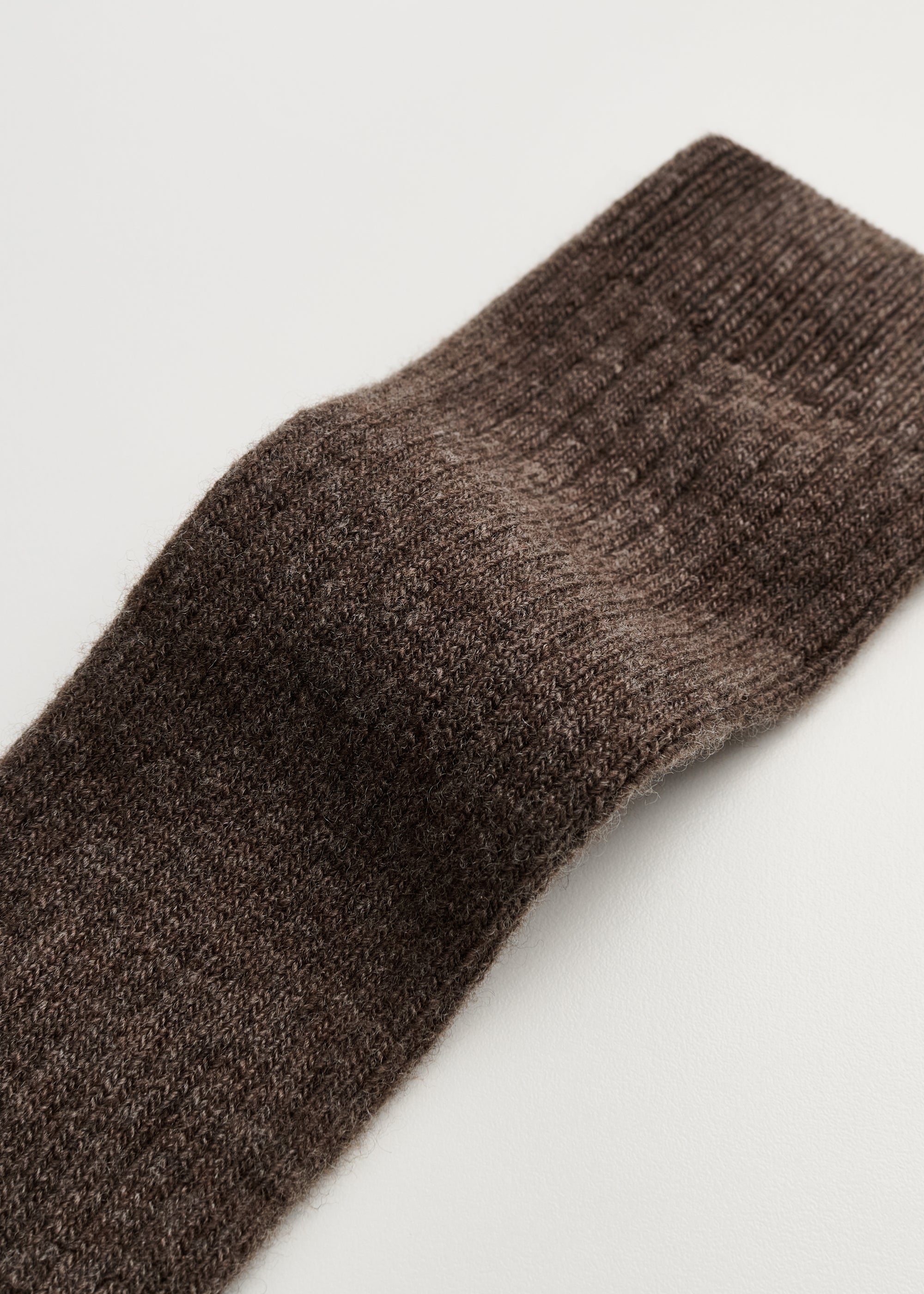 Cashmere sock | Dark Brown Melange Socks aiayu
