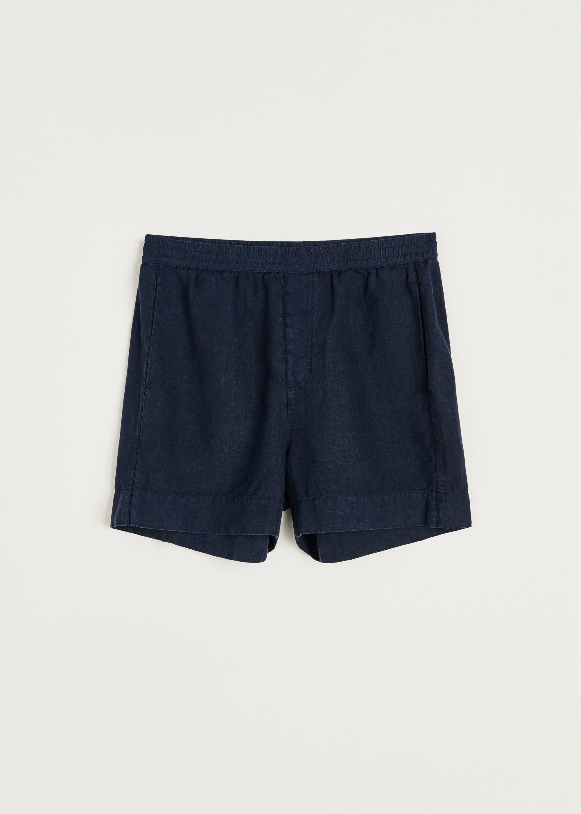 Casual shorts linen | Navy Shorts aiayu