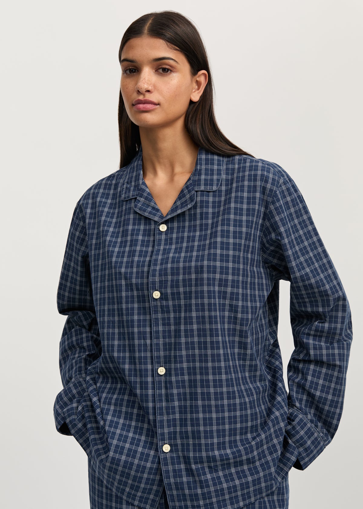 Classic pyjamas check | Navy check Pyjamas aiayu