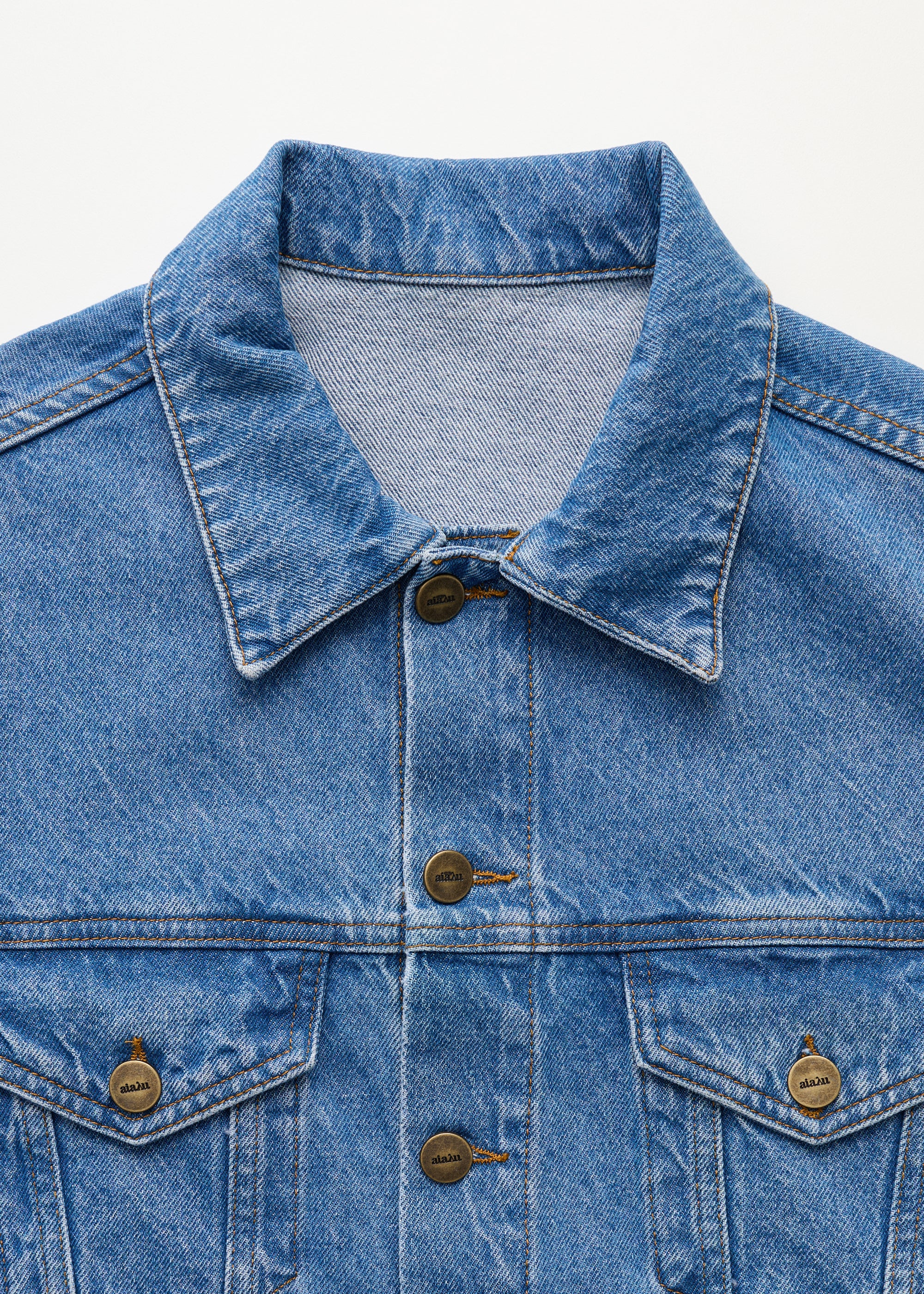 Cleo denim jacket | Clear Blue Jacket aiayu