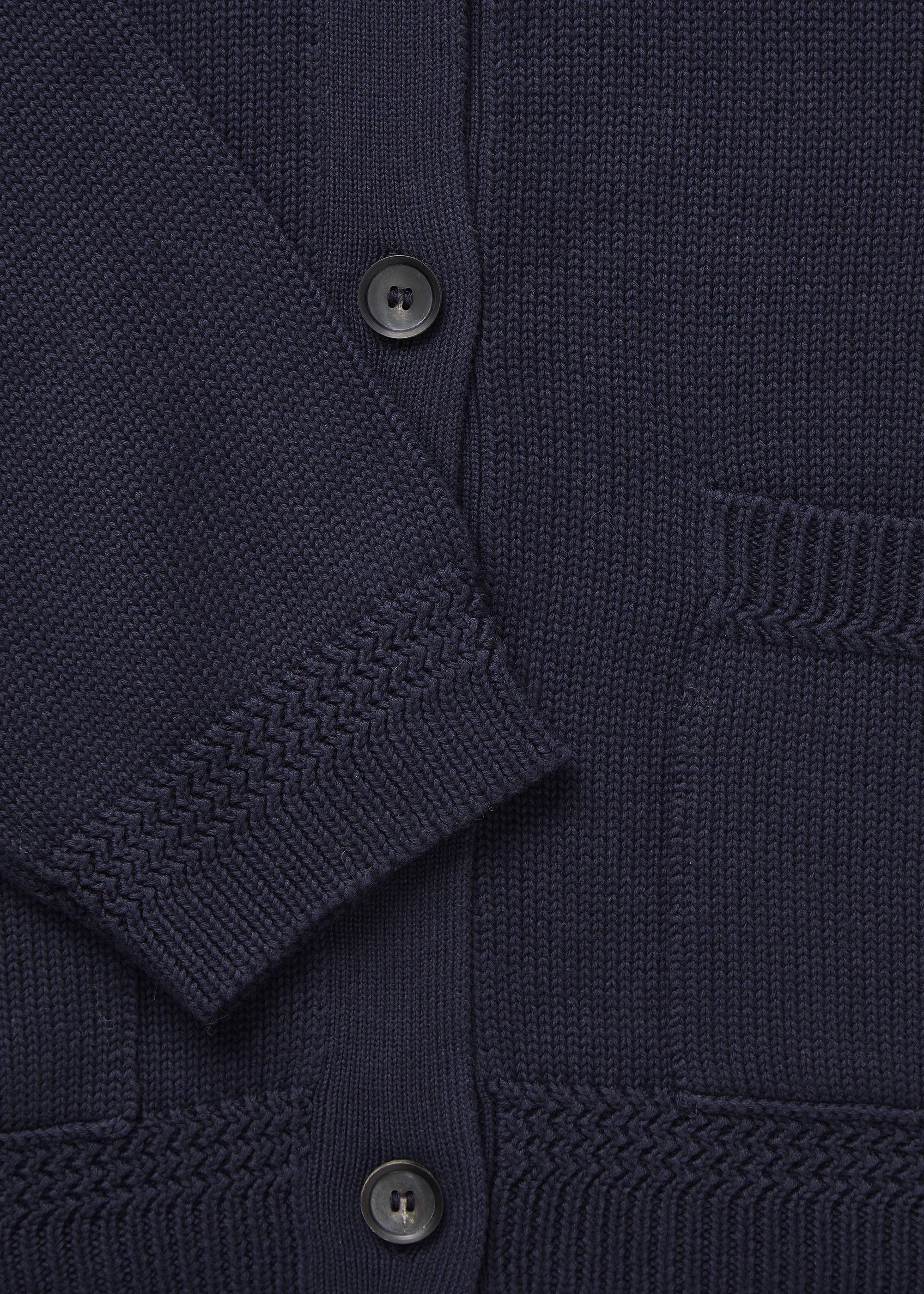 Cobe cotton cardigan | Navy Cardigan aiayu