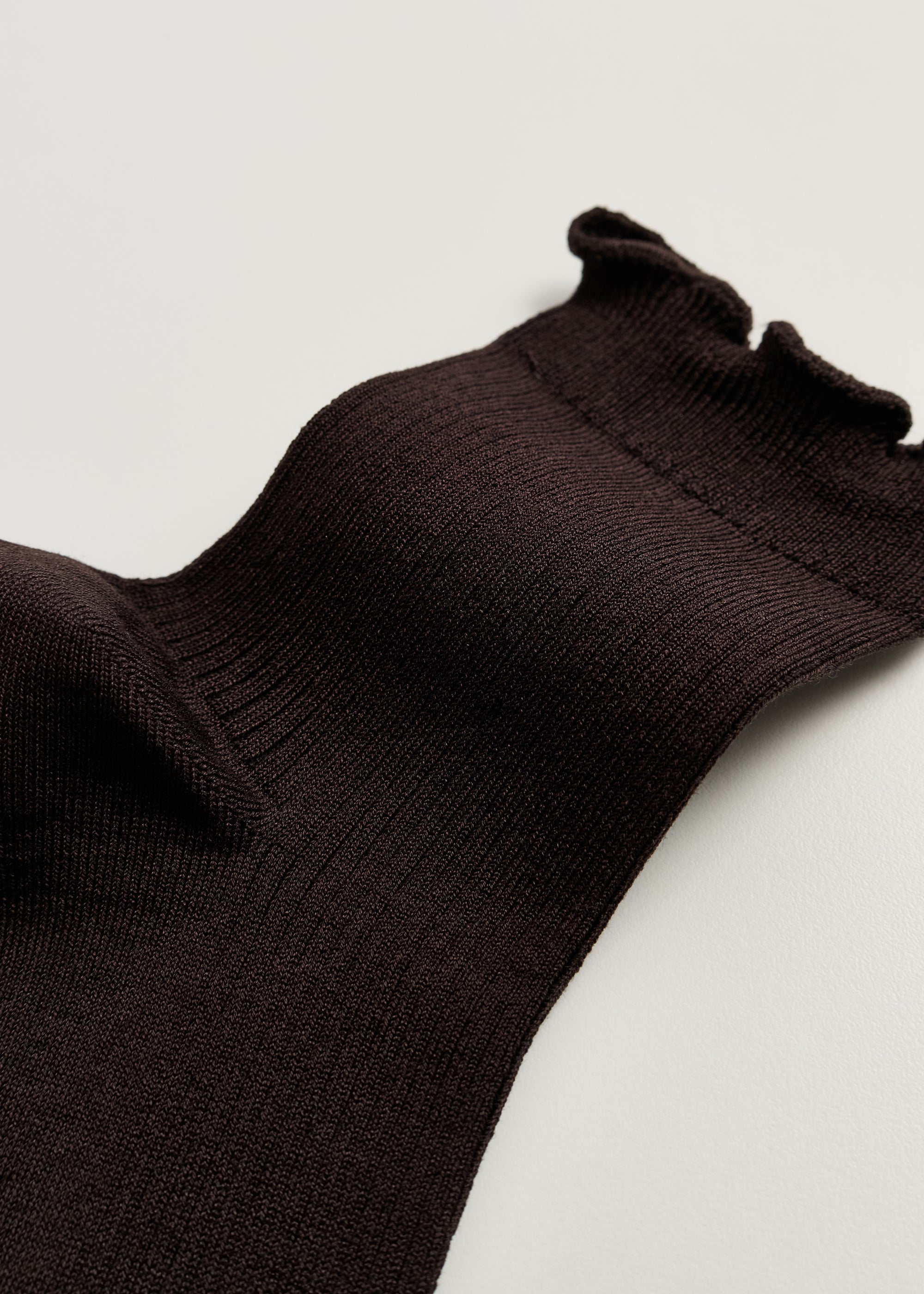 Cotton frill sock | Chocolate Socks aiayu