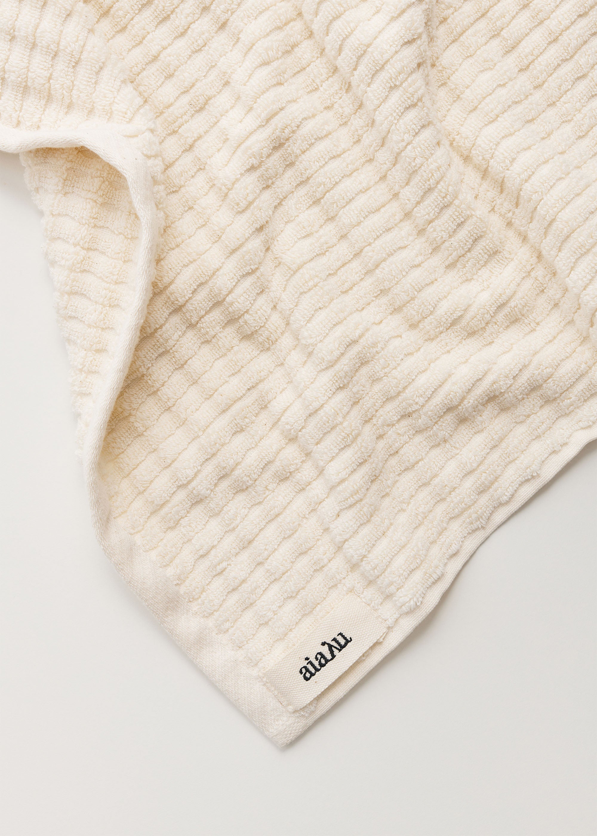 Cotton senshu bath sheet - 100x150 | Pure Ecru Towel aiayu