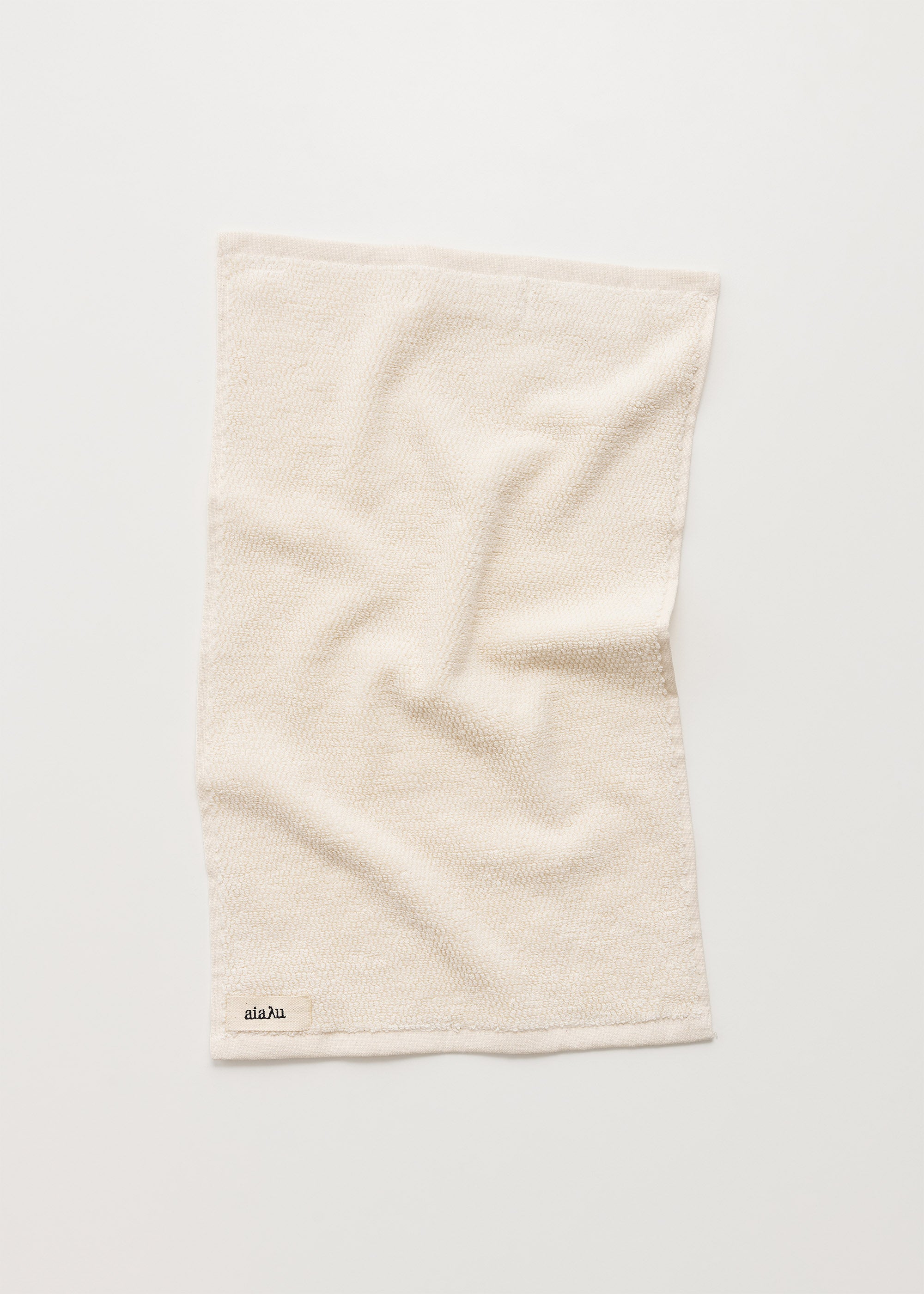 Cotton guest towel - 30x50 | Pure Ecru Towel aiayu