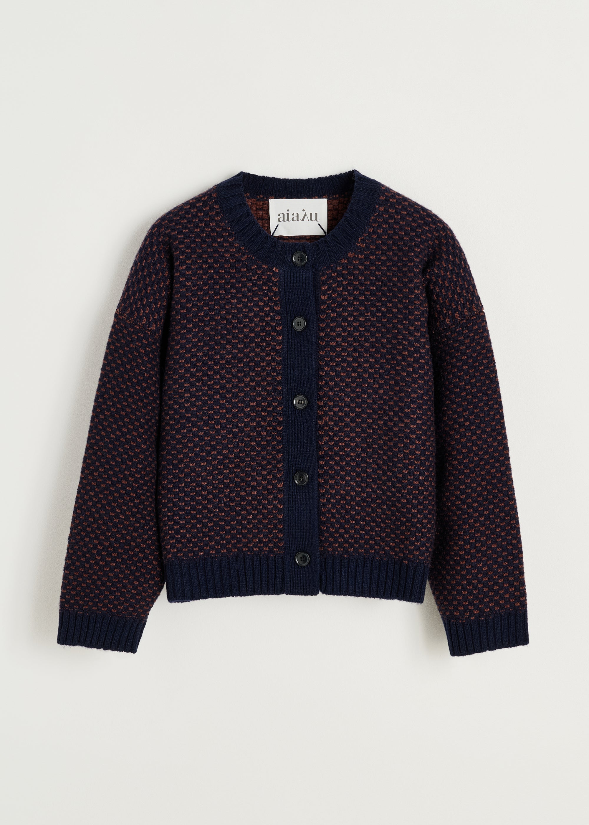 Delores cardigan – sartuul wool | Mix Navy Cardigan aiayu