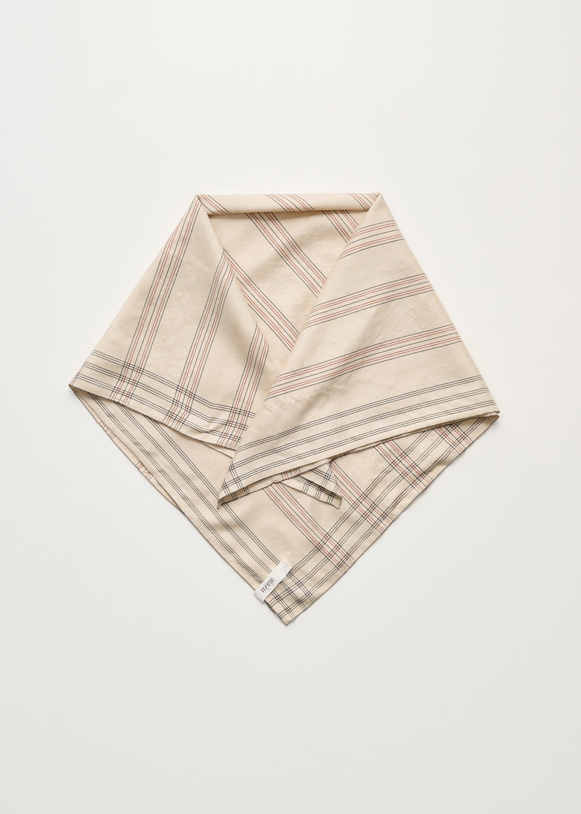 Dewdrop scarf – pure silk | White Rose Scarf aiayu