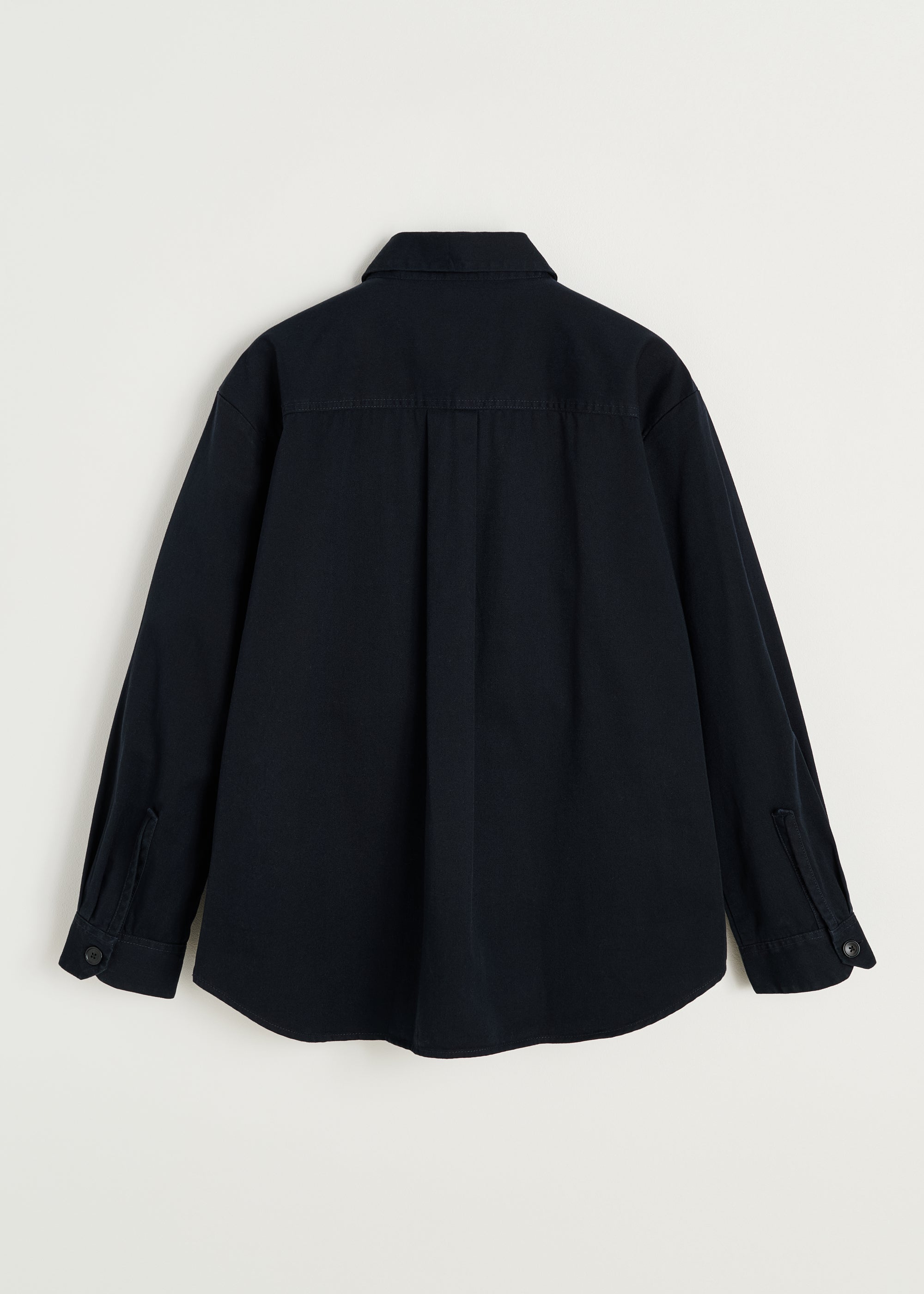 Dusty shirt | Black Navy Shirt Woven aiayu