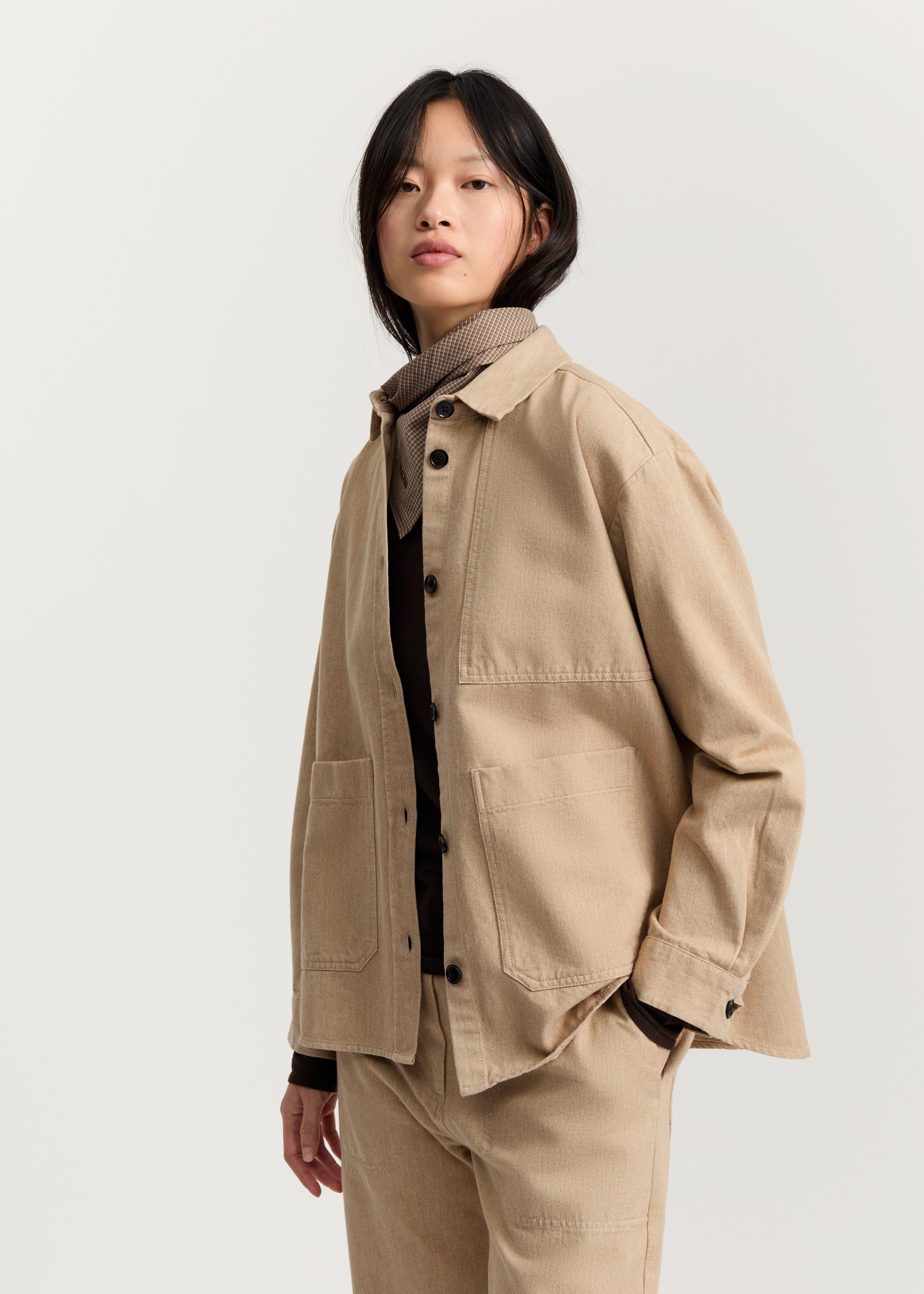 Dusty shirt | Oat Shirt Woven aiayu