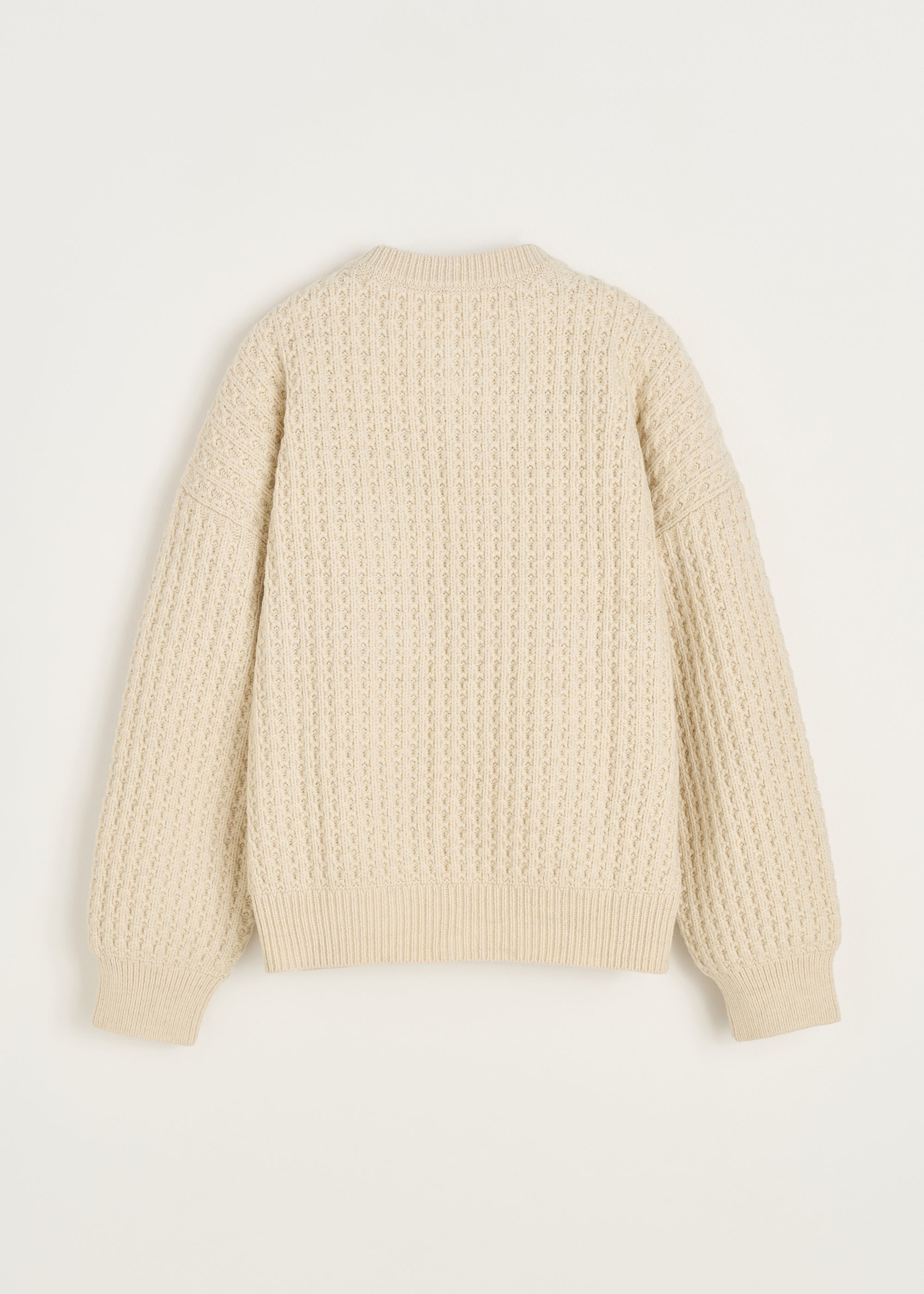 Elan cardigan – highland wool | Pure ecru Cardigan aiayu