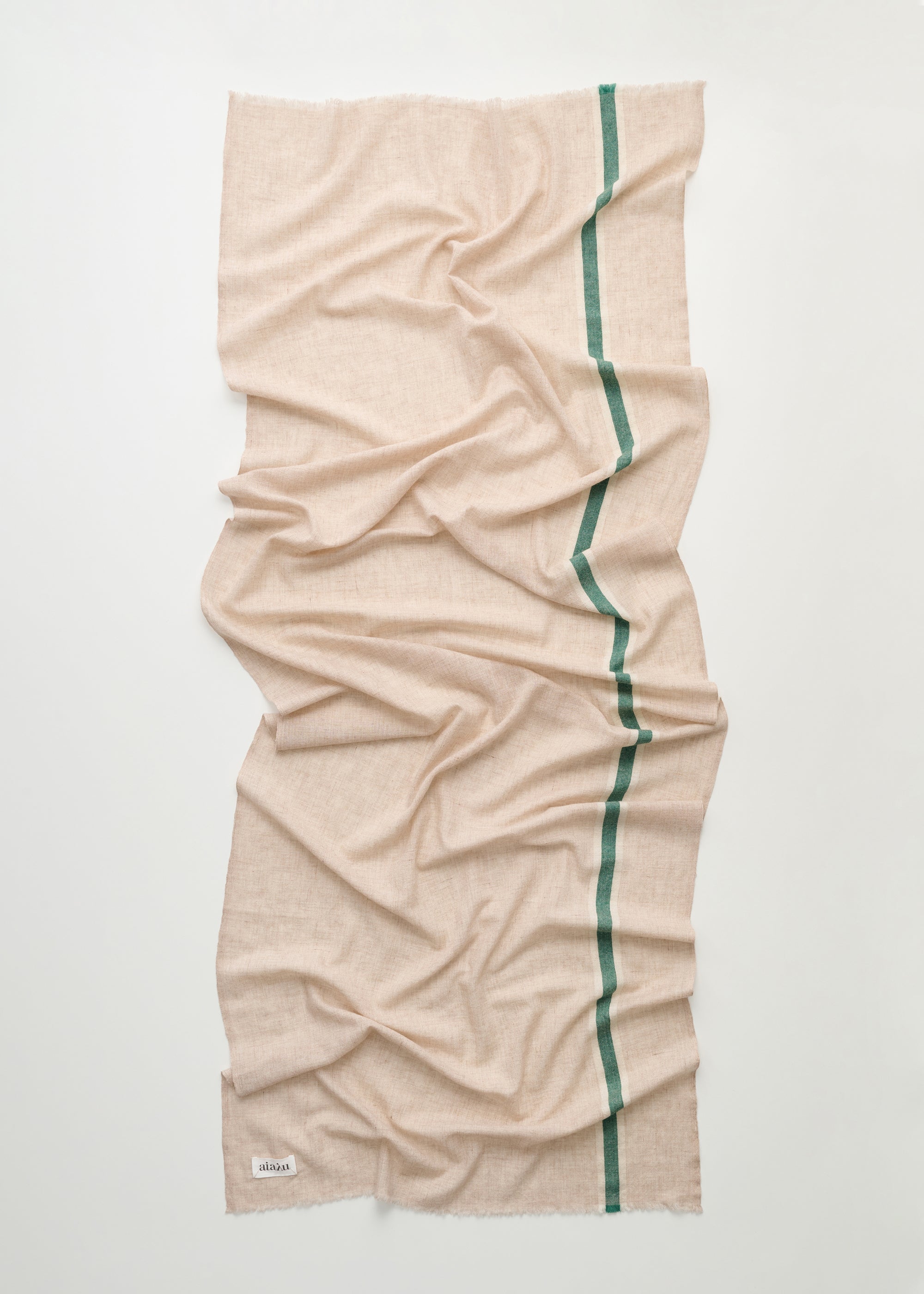 Ema scarf – cashmere | Oatmeal Melange Scarf aiayu