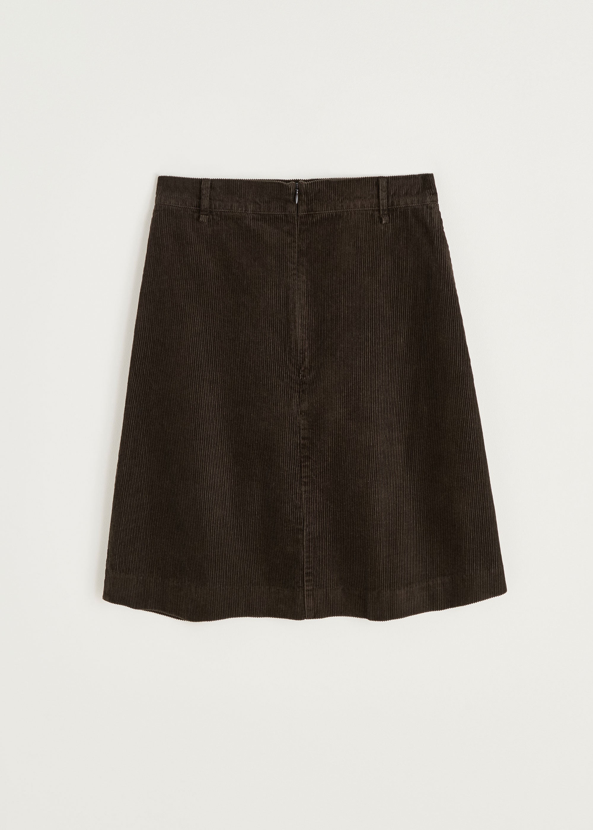 Estelle skirt short corduroy | Smokey brown Skirt aiayu