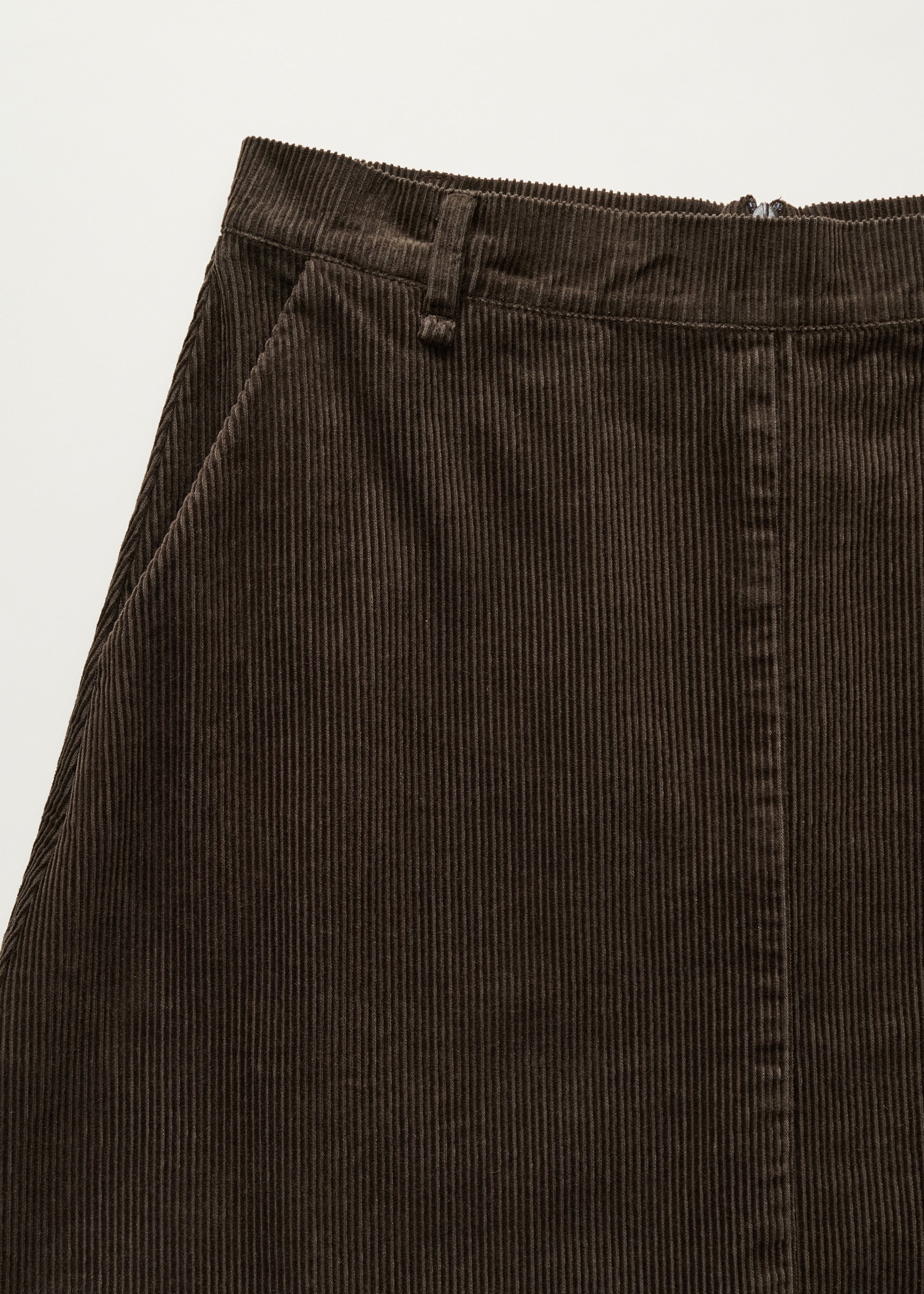 Estelle skirt short corduroy | Smokey brown Skirt aiayu