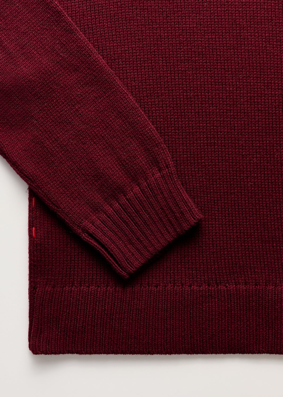 Farah sweater – highland wool | Bordeaux Sweater aiayu
