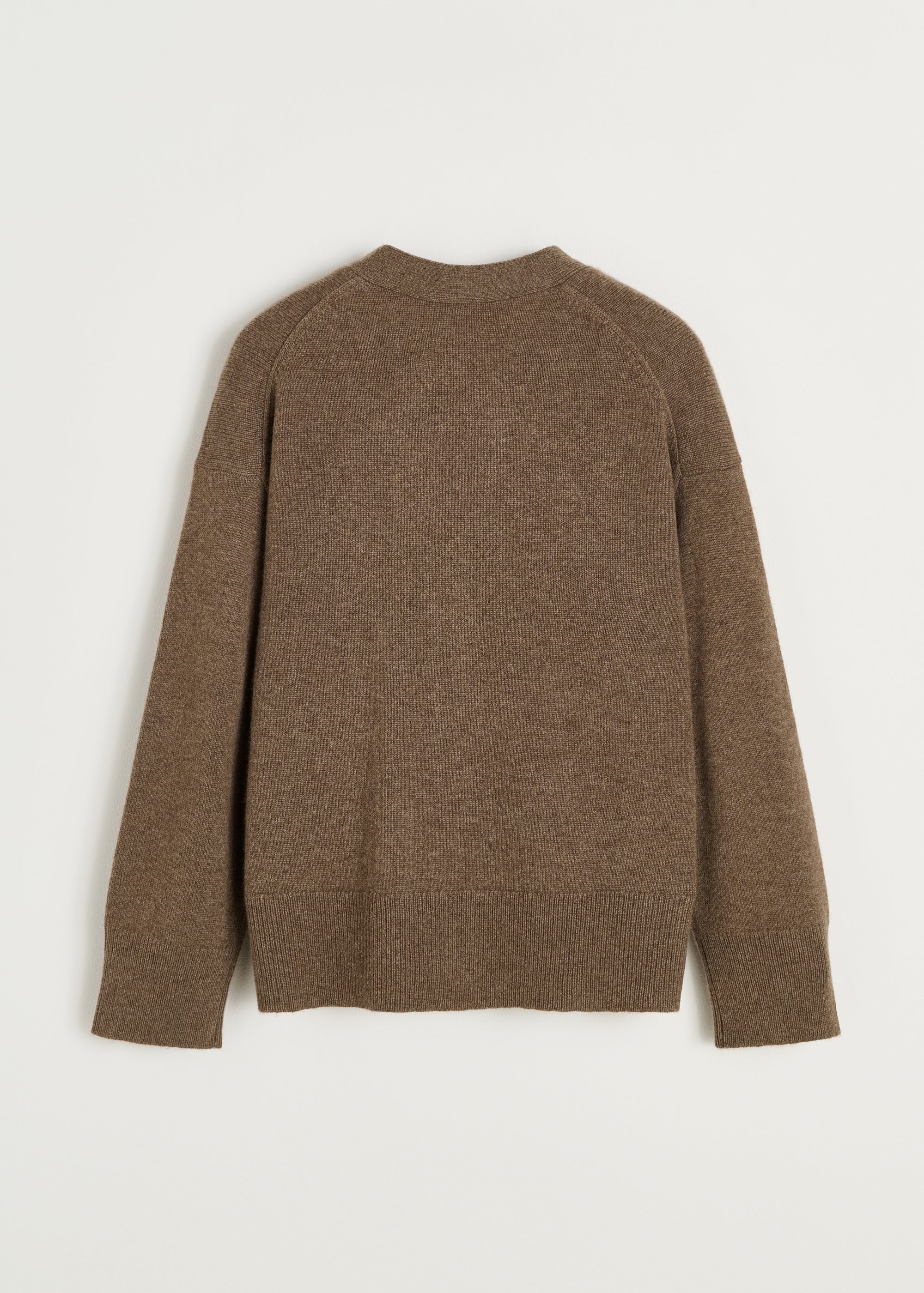 Flora cardigan – pure cashmere | Pure Dark Brown Cardigan aiayu