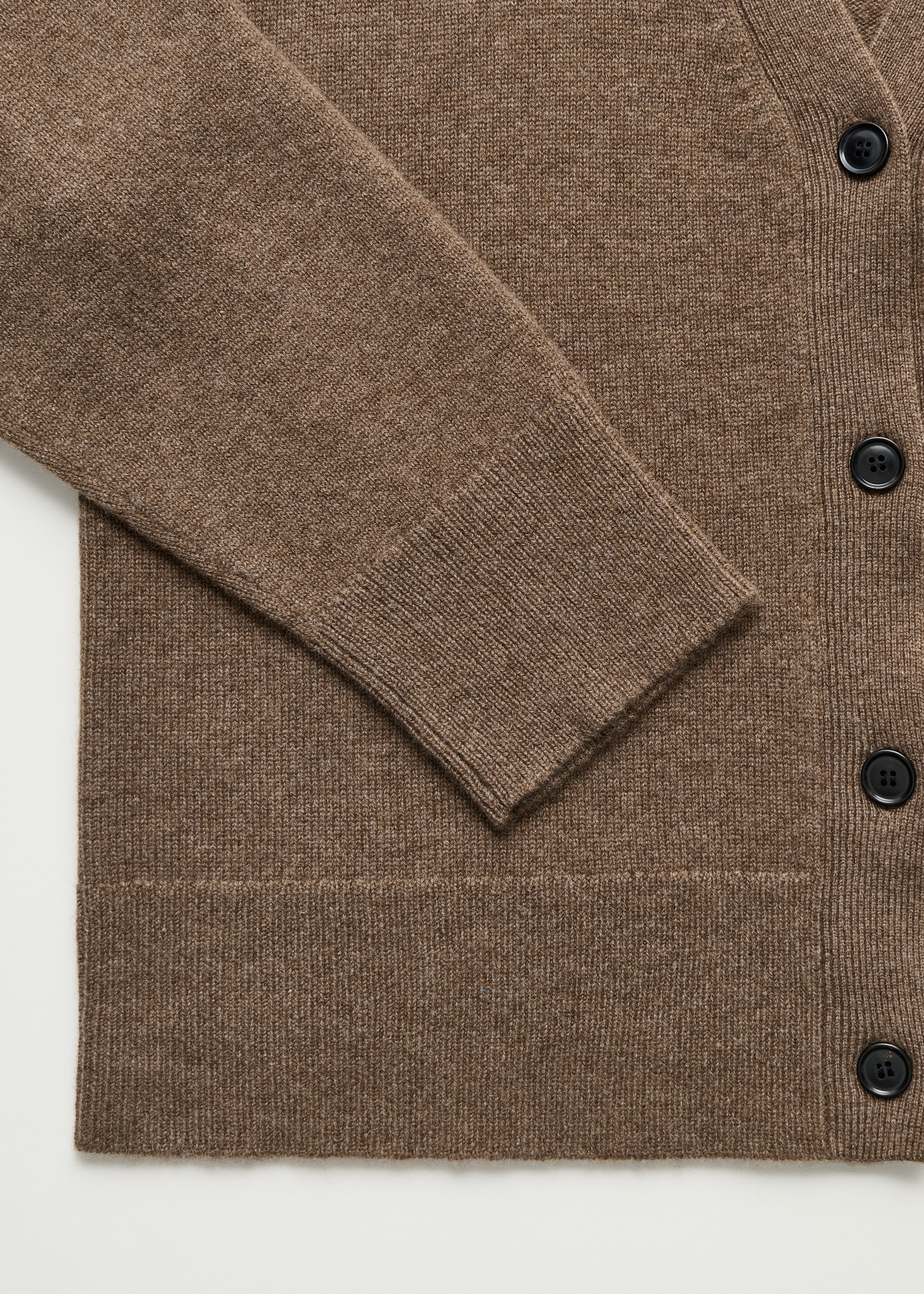 Flora cardigan – pure cashmere | Pure Dark Brown Cardigan aiayu