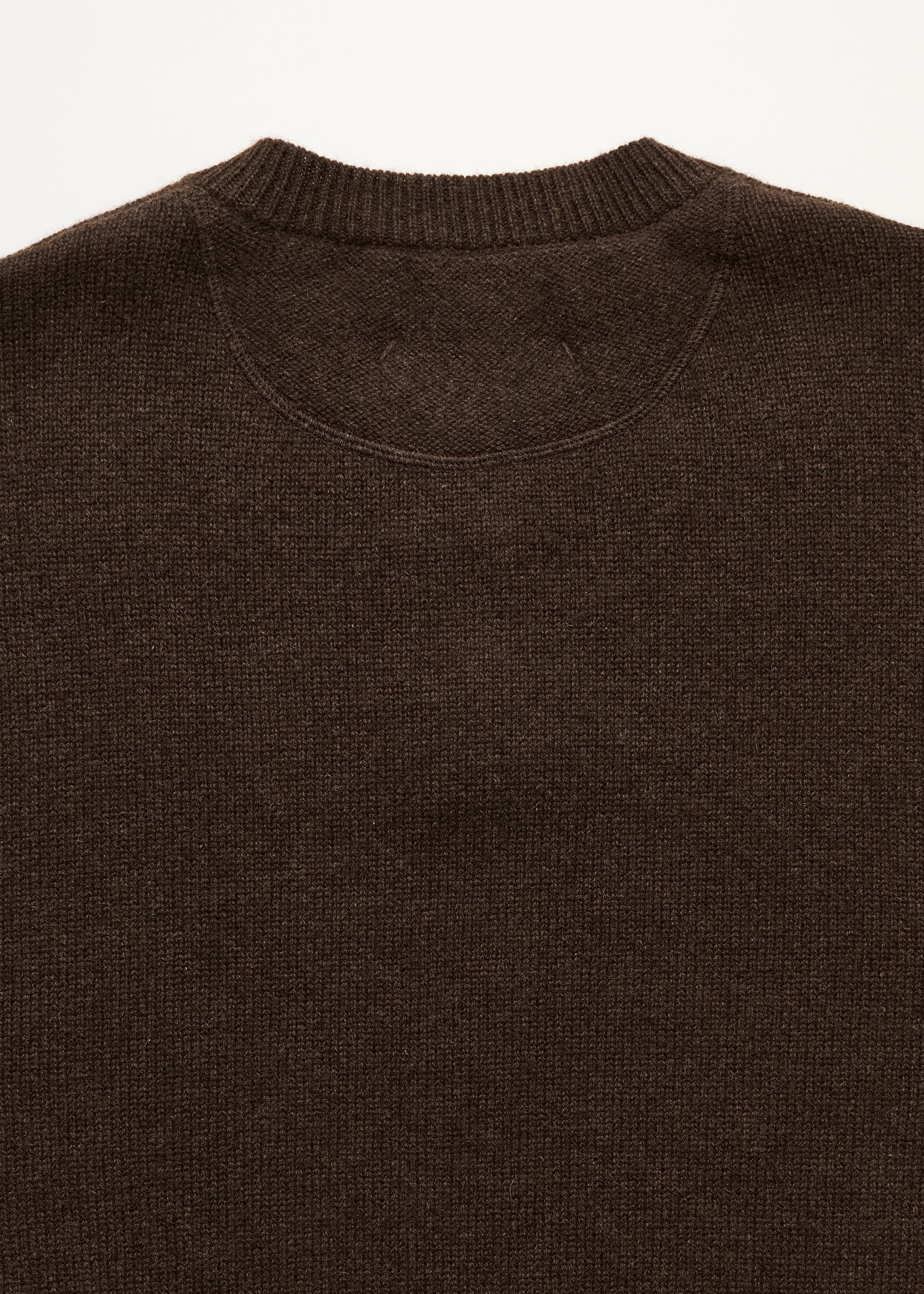 Franco sweater – pure yak | Pure Dark Brown Sweater aiayu