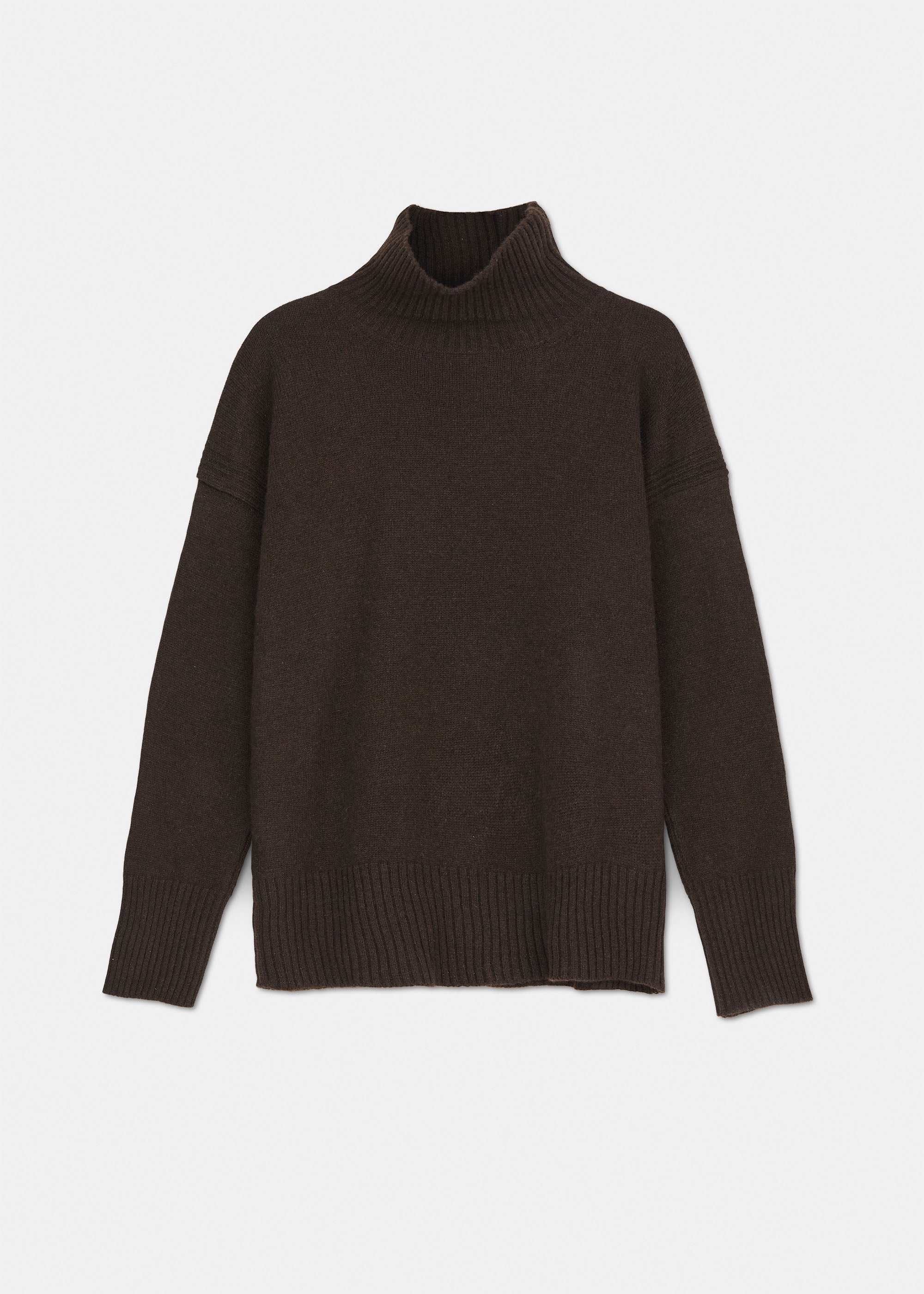 Freya sweater – pure yak | Pure Dark Brown Sweater aiayu