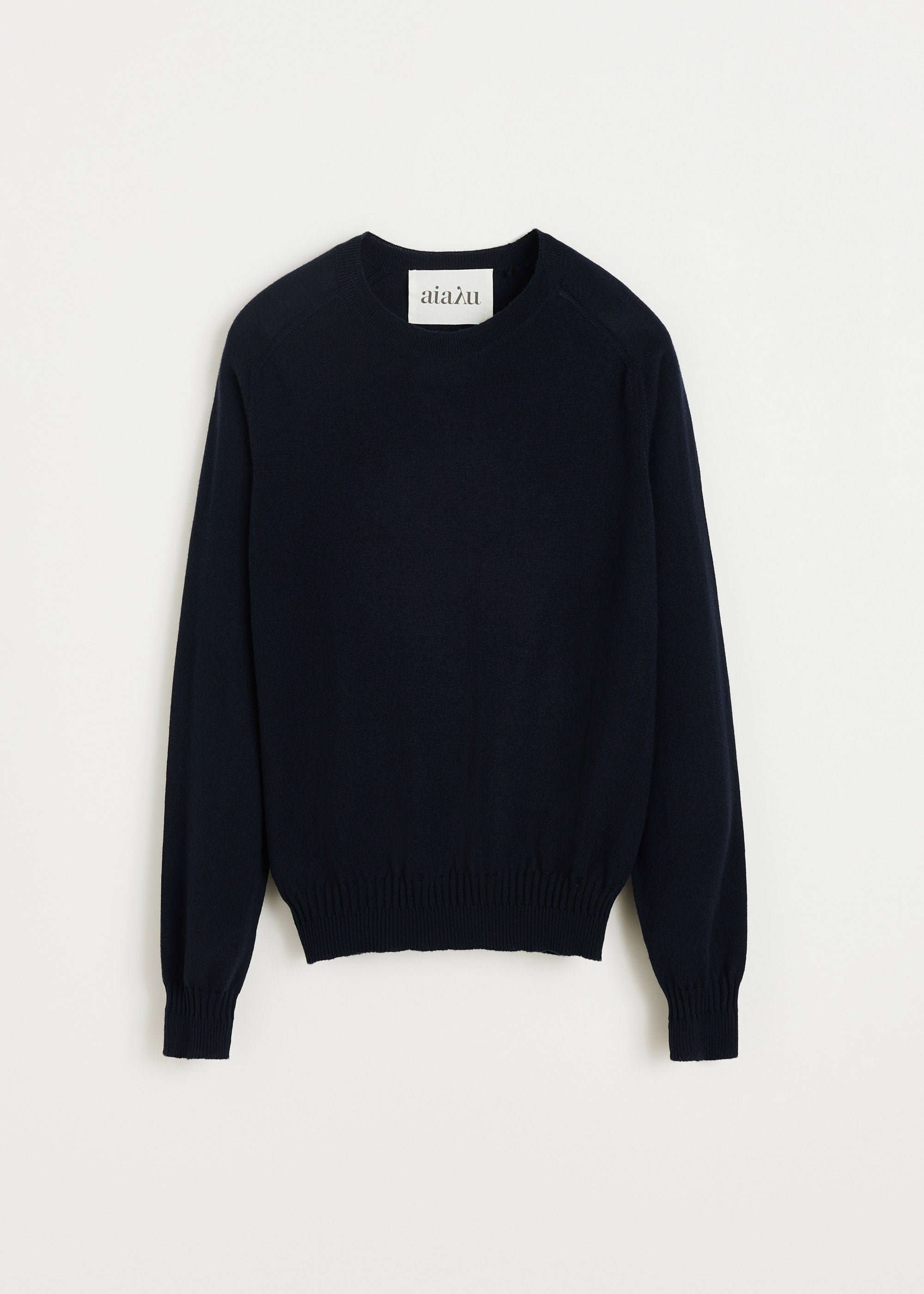 Gina sweater - pure merino wool | Navy Sweater aiayu