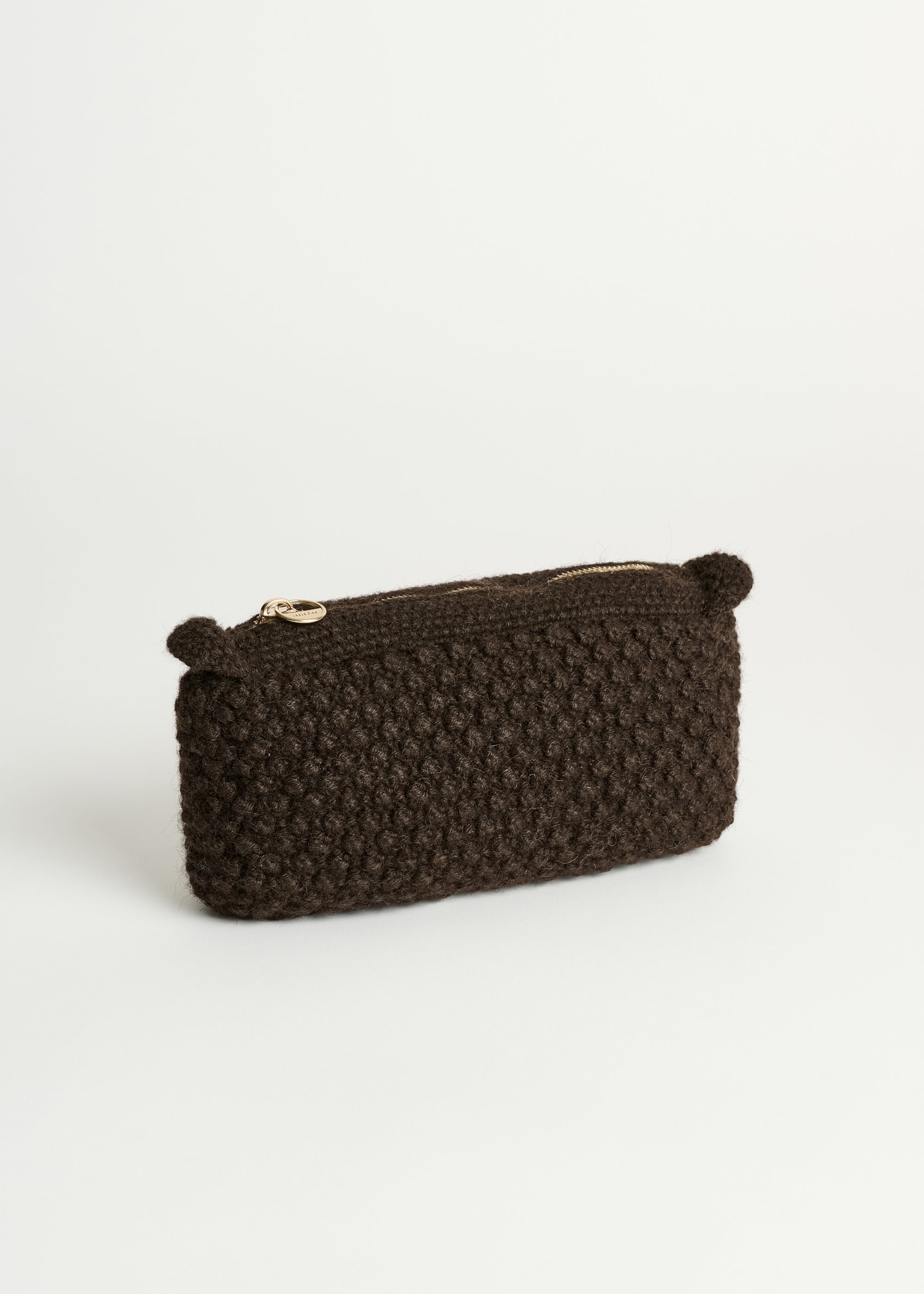 Helen classic clutch | Dark Brown Purse aiayu