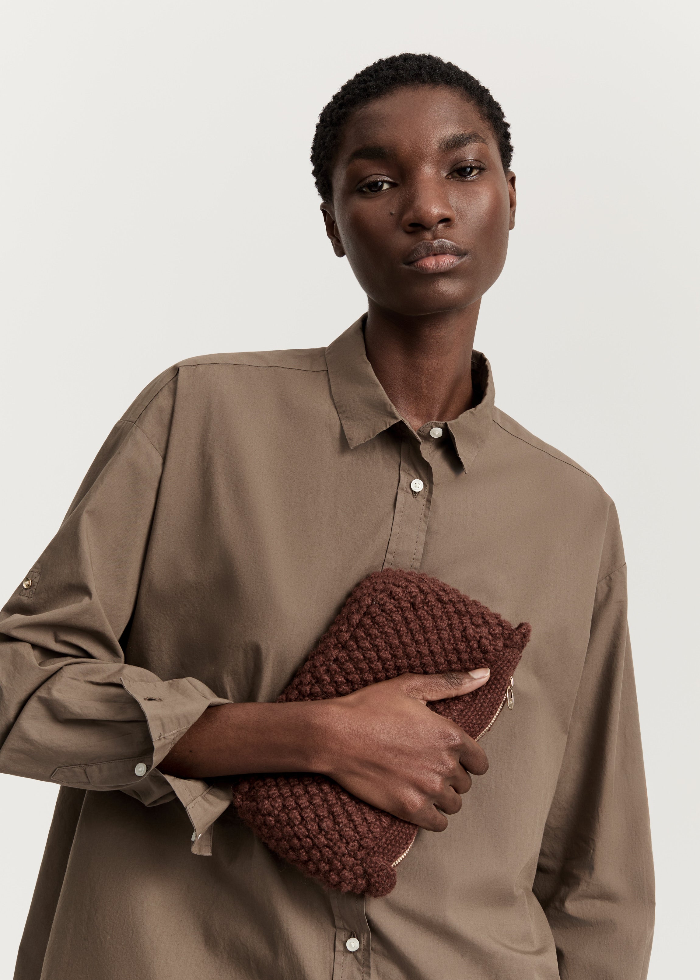 Helen classic clutch | Rust Purse aiayu