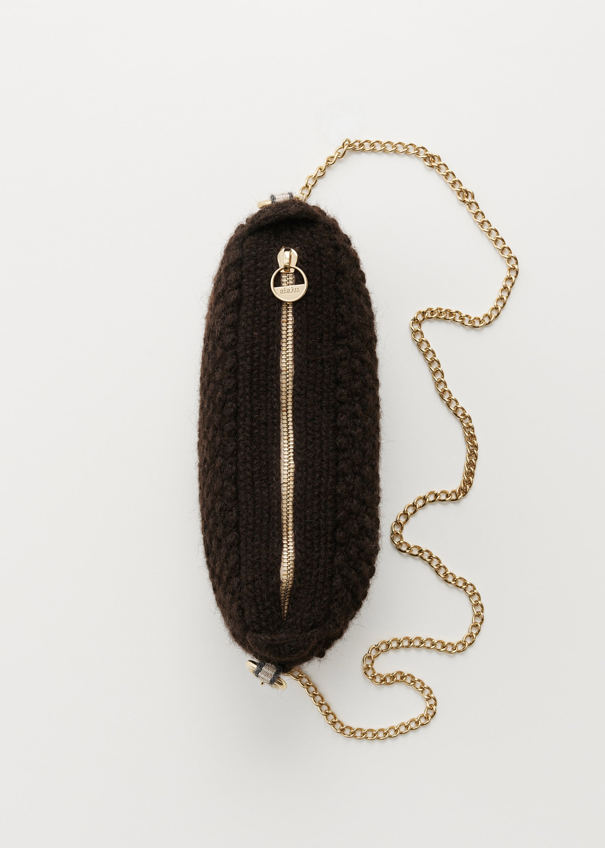 Helen chain classic bag | Dark Brown Purse aiayu