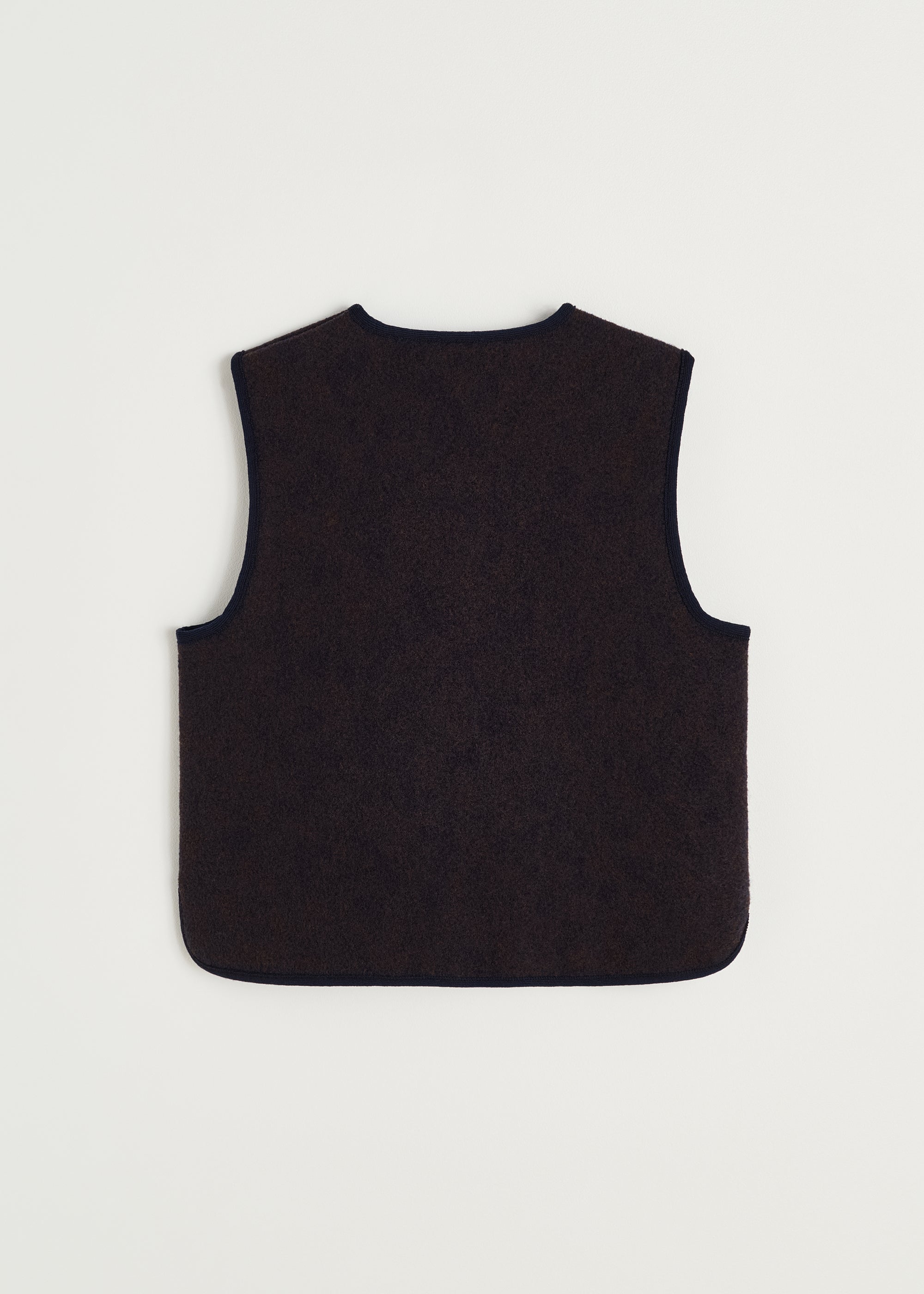 Hilda vest – pure merino wool | Navy Melange Vest aiayu