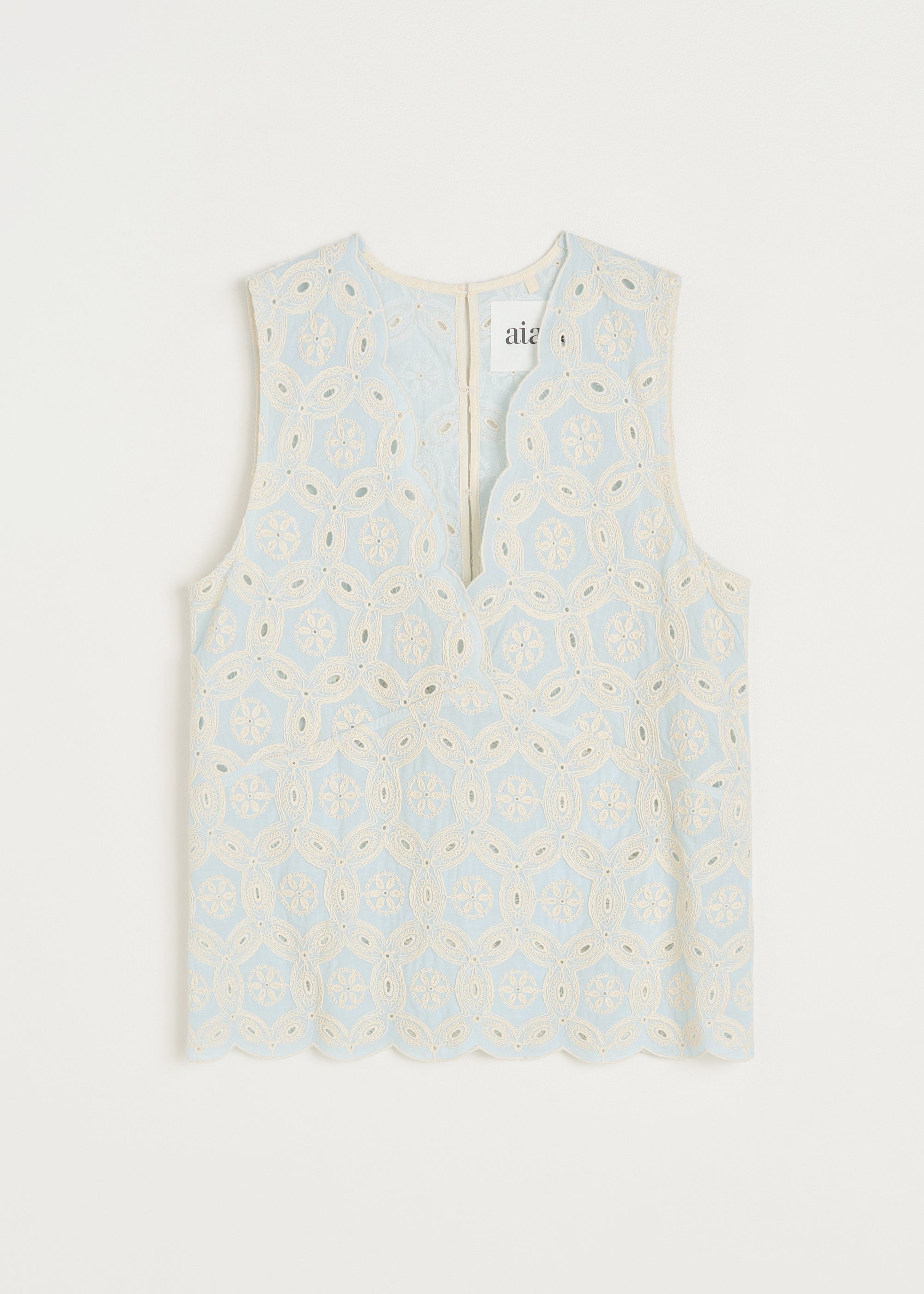 Himani top embroidery | Blue Eyes Blouse aiayu