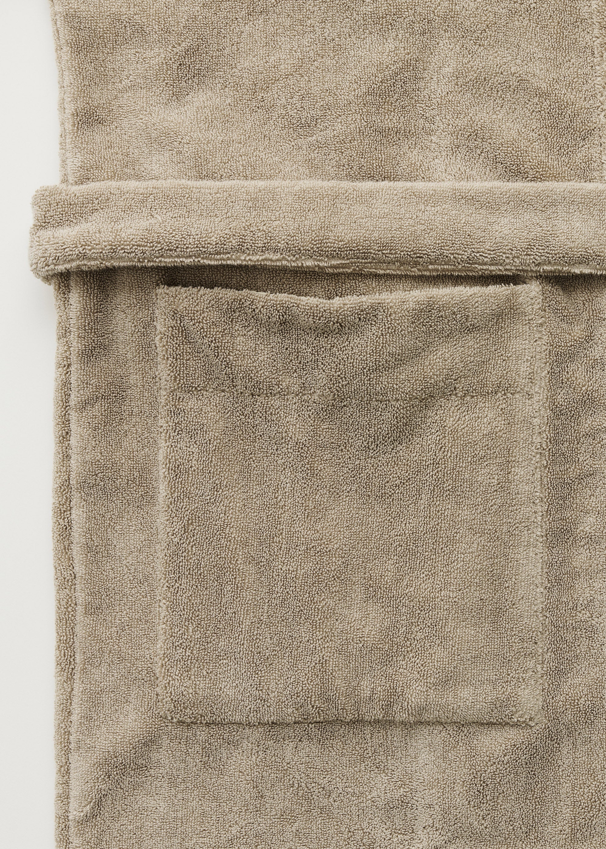 Hooded bathrobe terry | Dried Linen Bathrobe aiayu