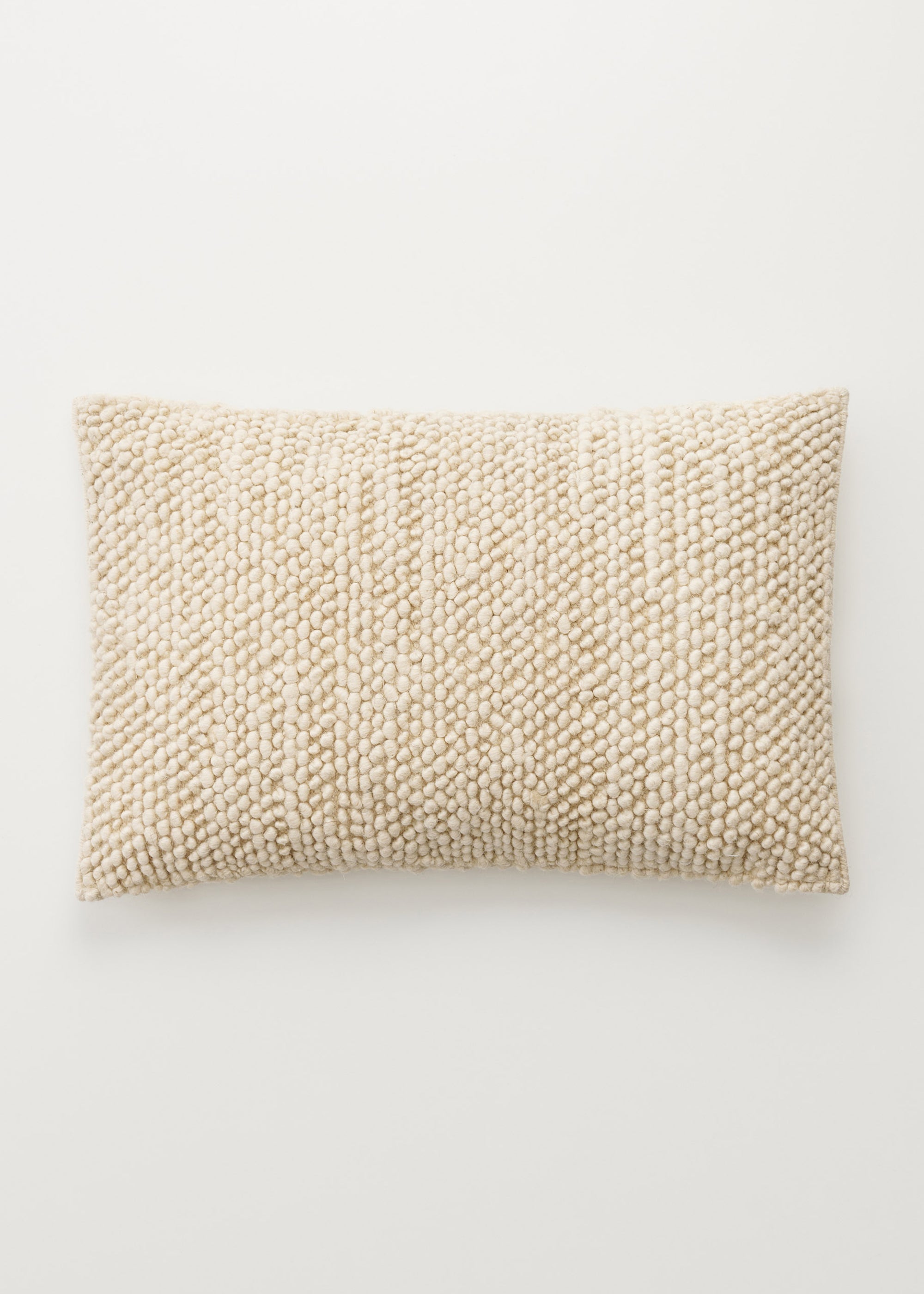 Idras wool pillow - 40x60 | Pure Ecru Pillow aiayu.dk