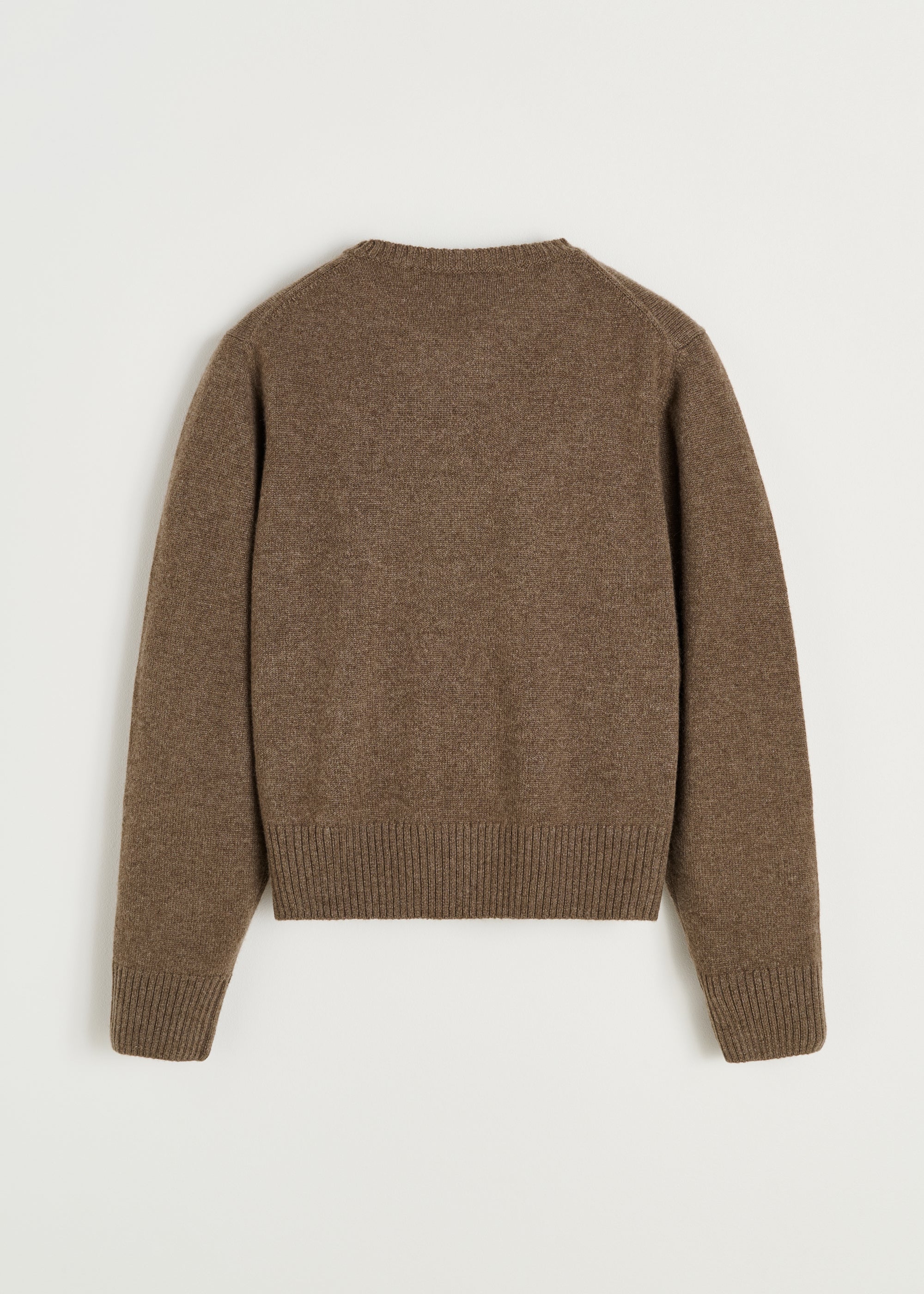 Inga sweater – pure cashmere | Pure Dark Brown Sweater aiayu