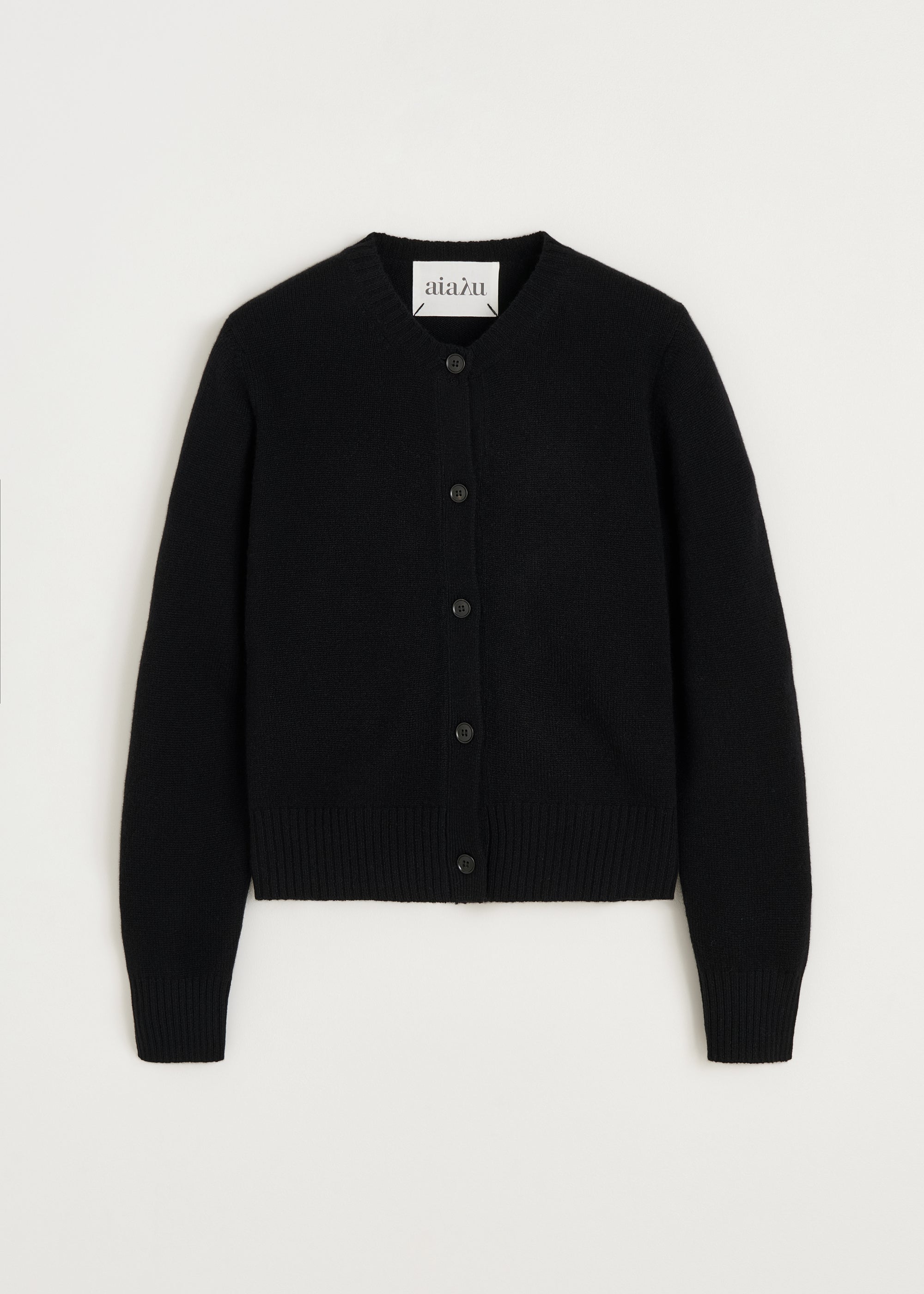 Ingolf cardigan – pure cashmere | Black Cardigan aiayu