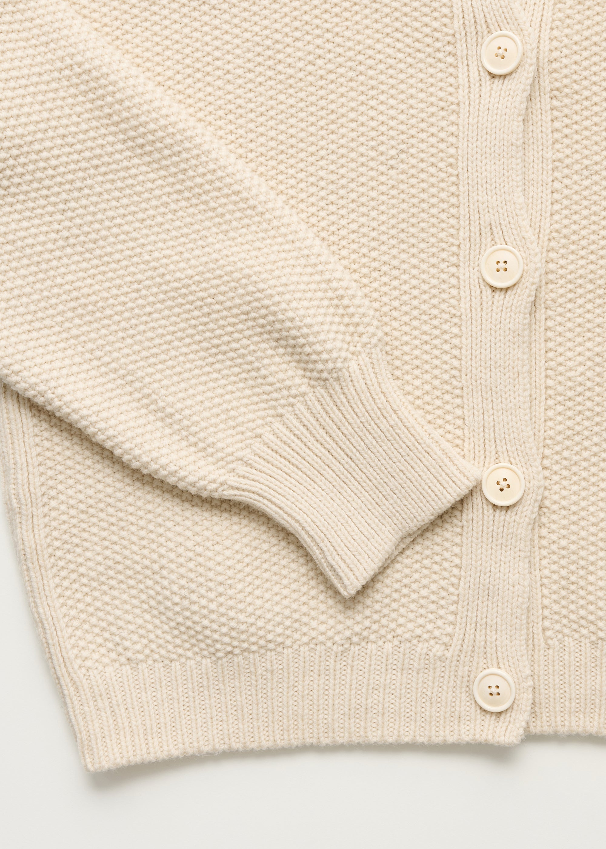 Irena cardigan – highland wool | Pure Ecru Cardigan aiayu