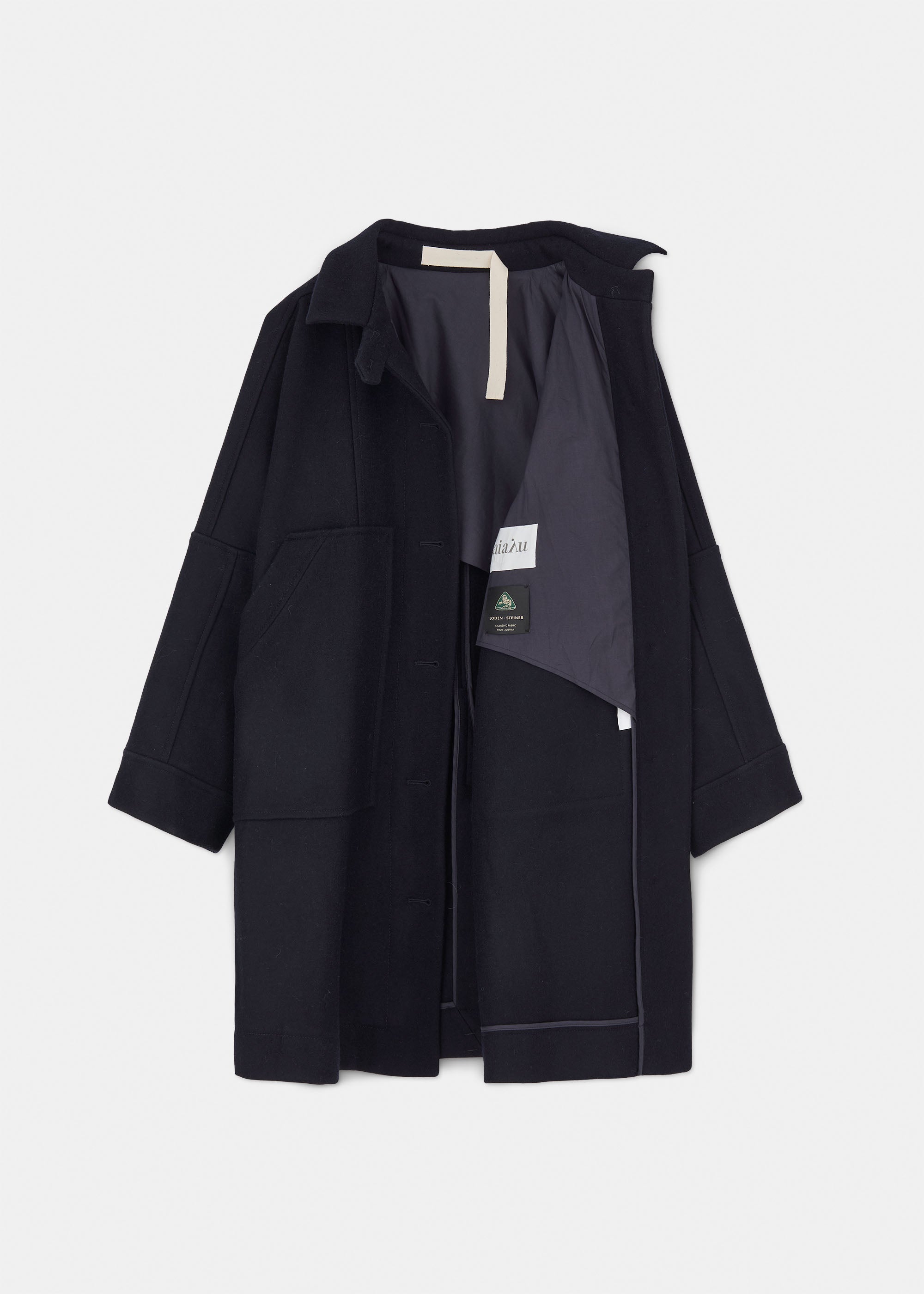 Jada coat – loden | Navy Coat aiayu