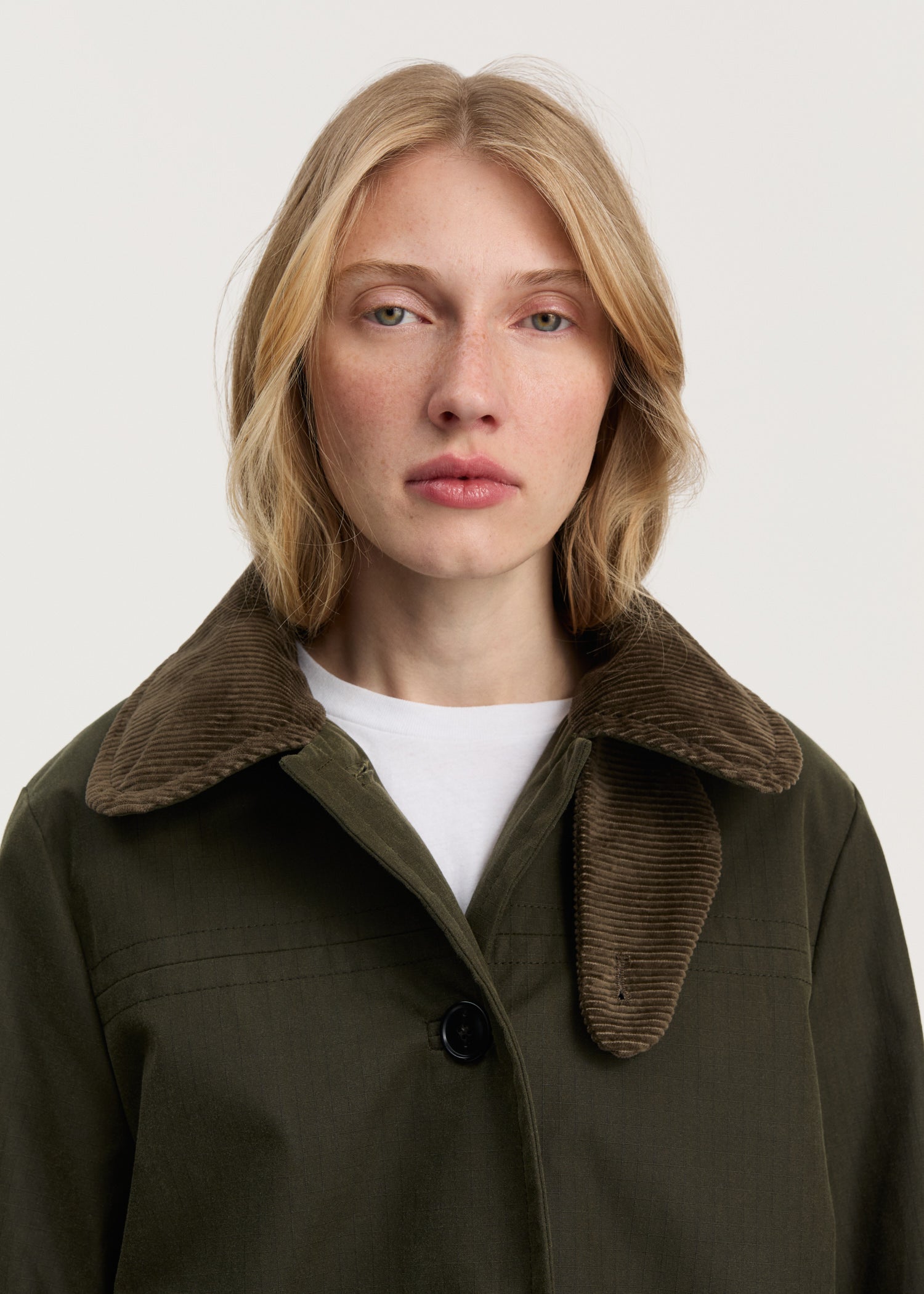 Jamie jacket – ripstop oilskin | Archive Olive Jacket aiayu