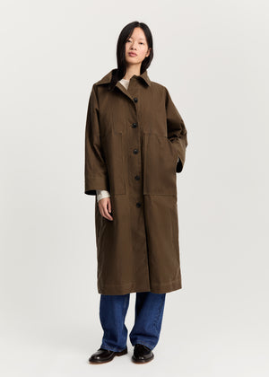 Jay coat – oilskin | Bark Jacket aiayu