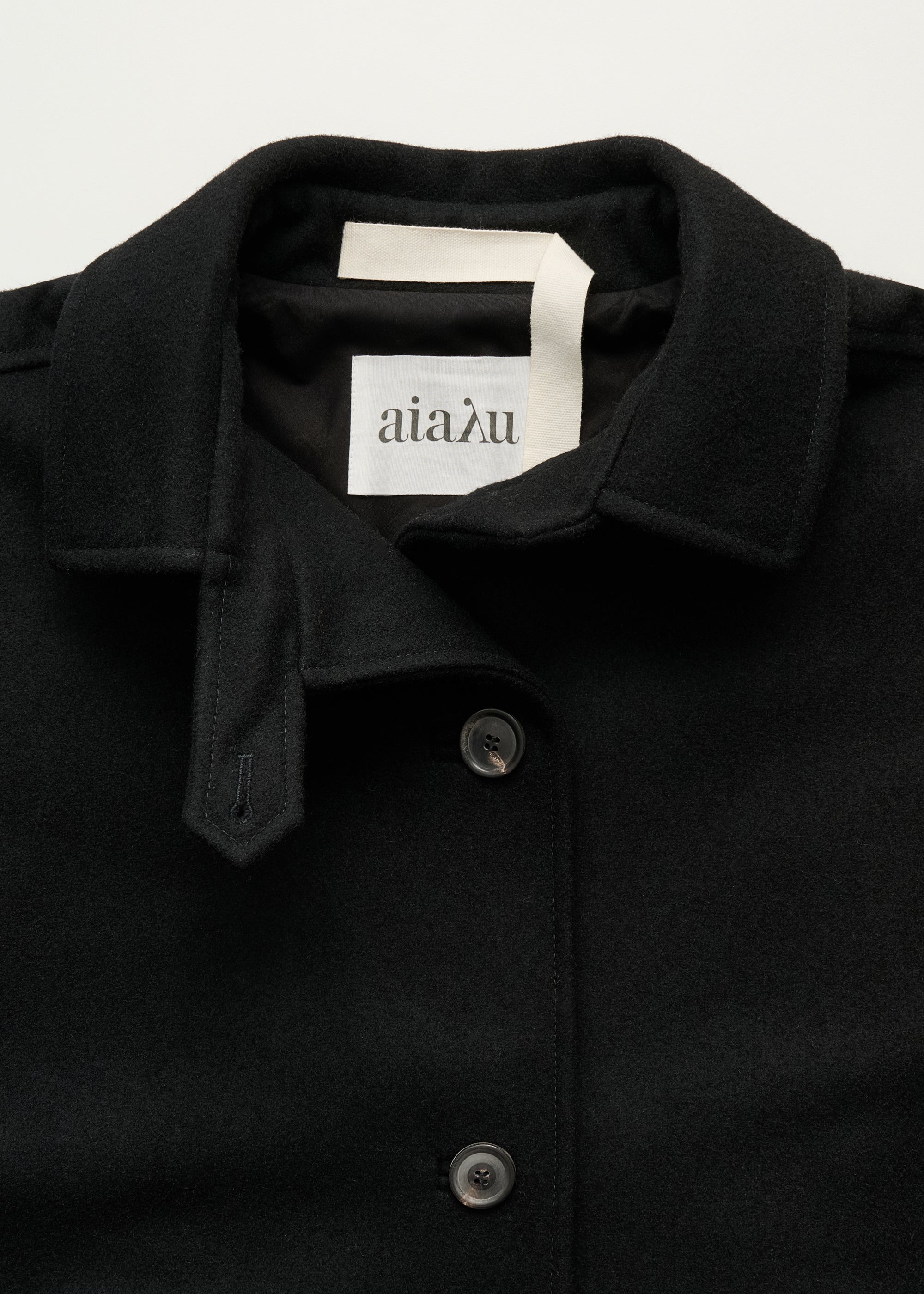 Jo coat loden | Black Coat aiayu