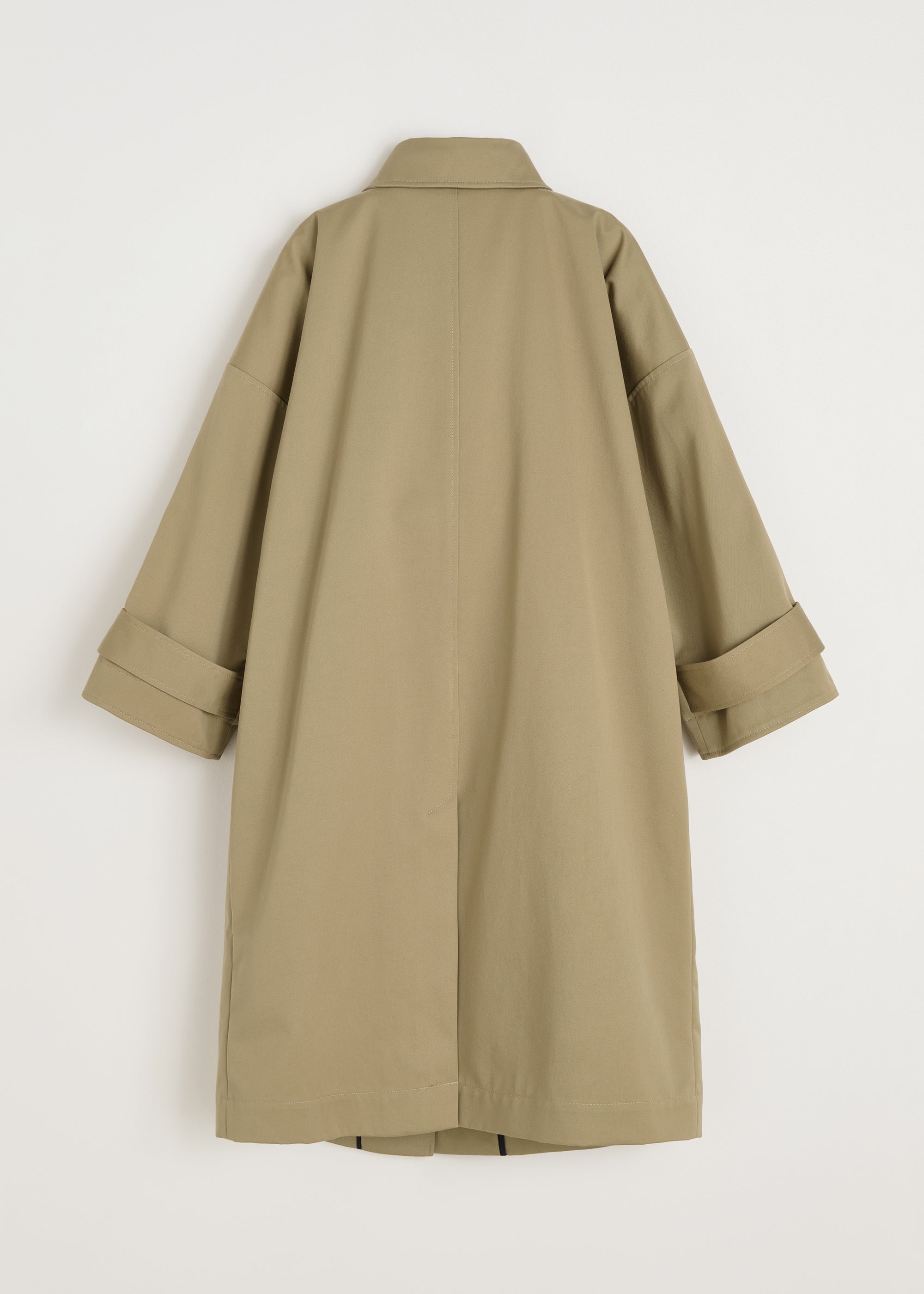 Jo coat twill | Classic Khaki Coat aiayu