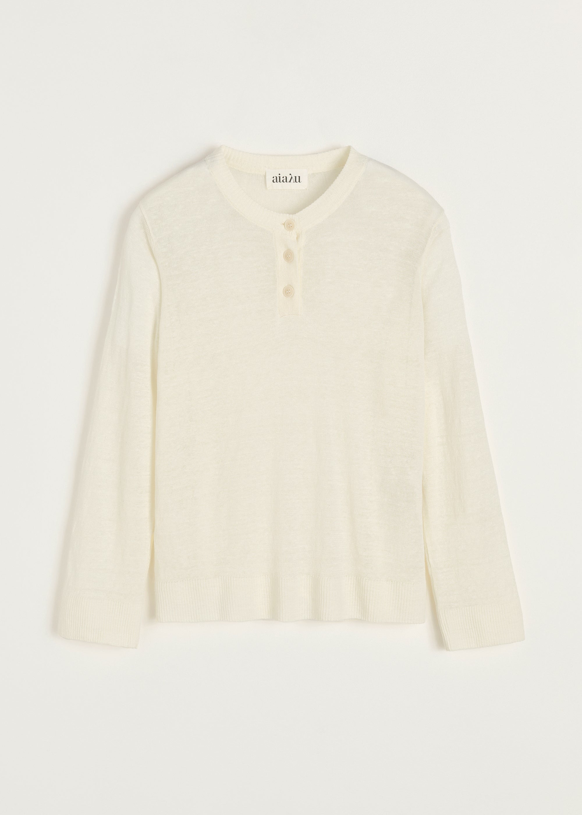 Kanika sweater – linen | Ecru Sweater aiayu