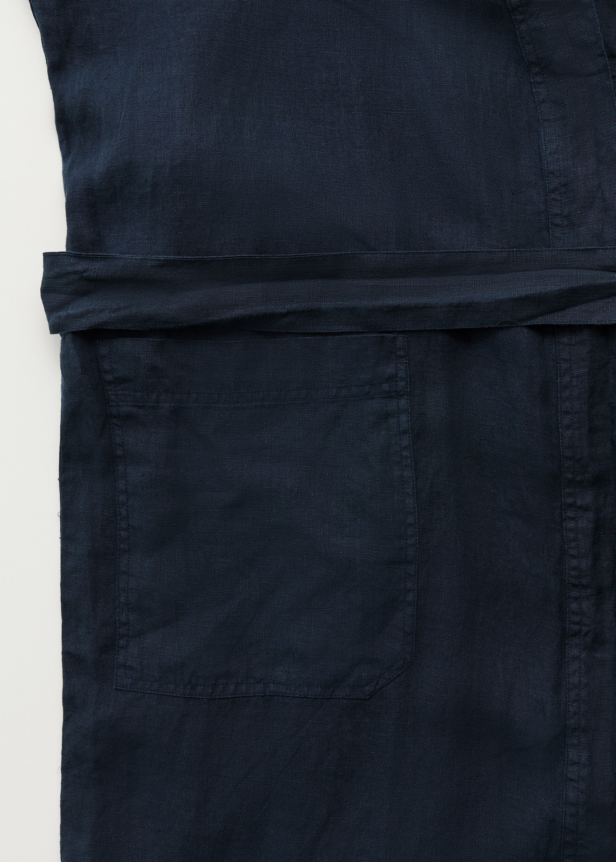 Kimono linen | Navy Bathrobe aiayu