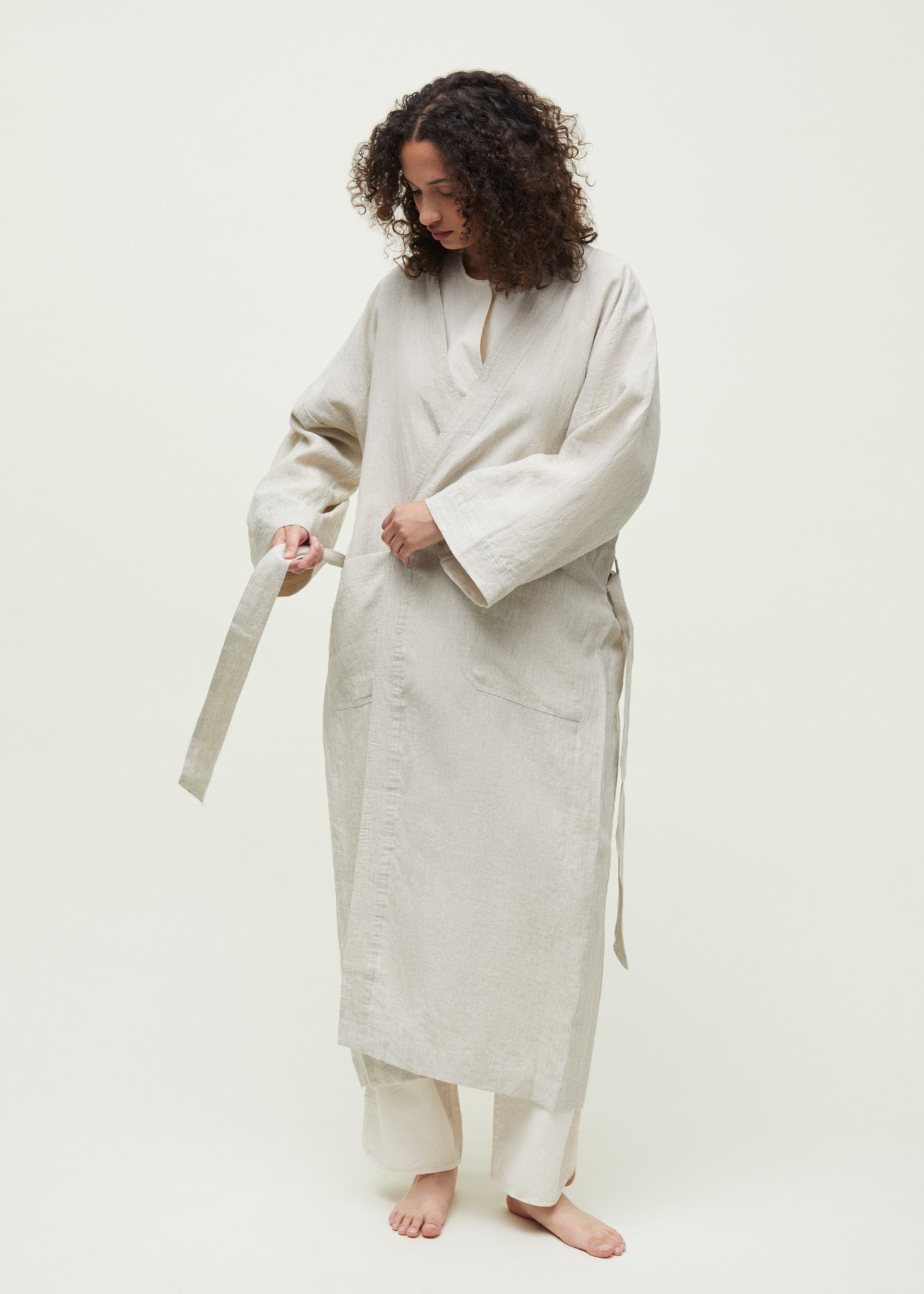 Kimono linen | Pure Nature Bathrobe aiayu