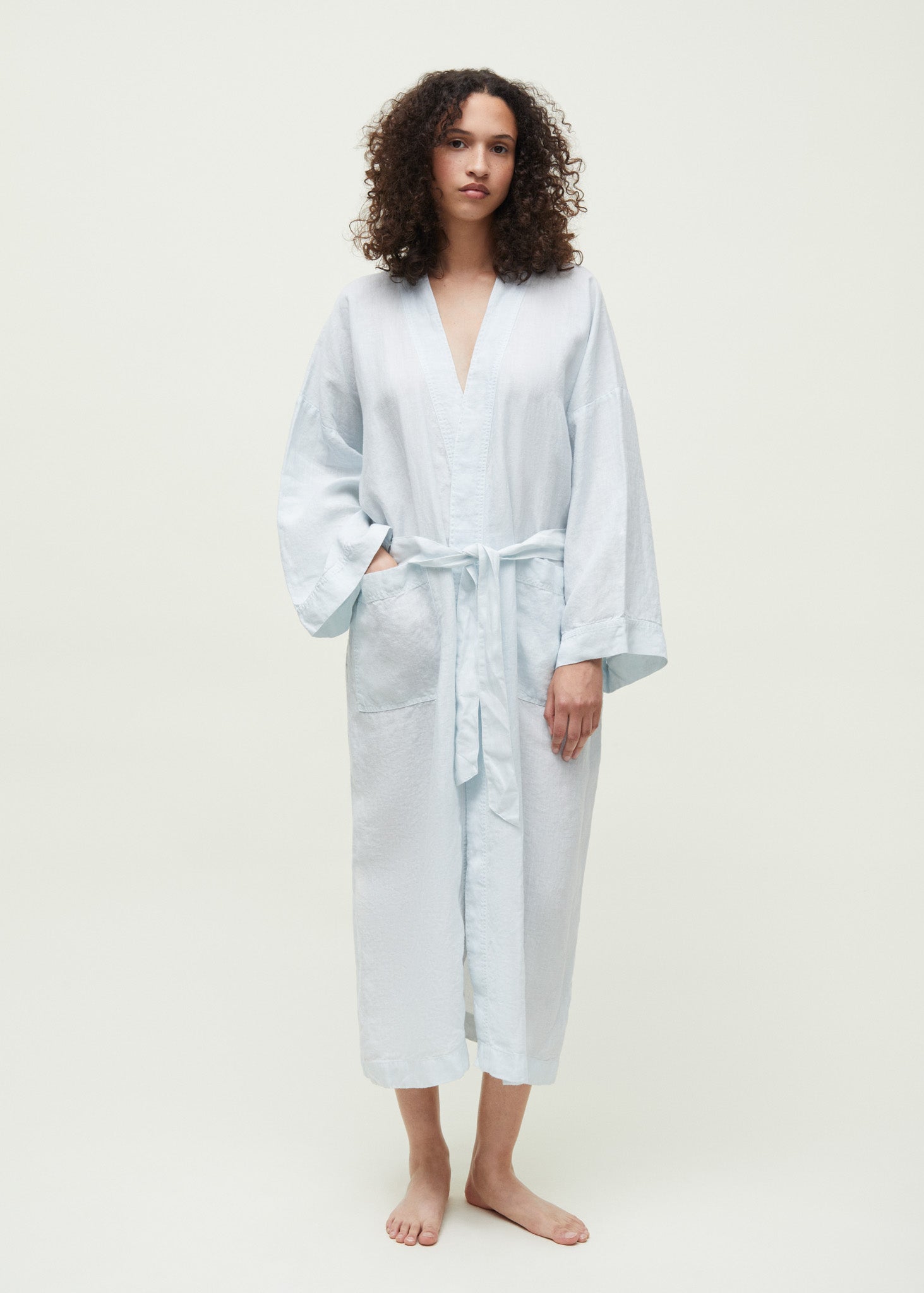 Kimono linen | Water Bathrobe aiayu